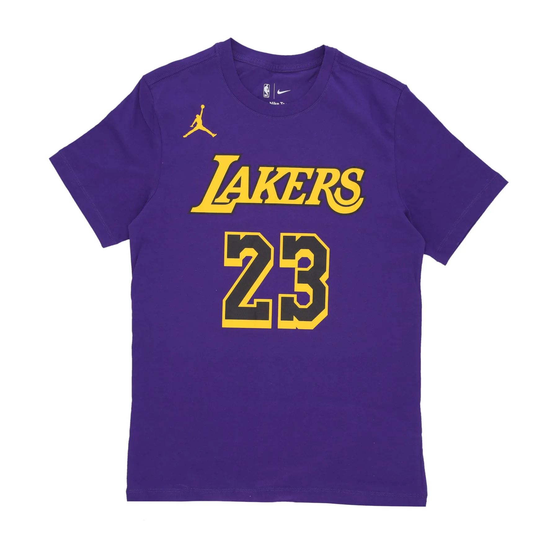 Maglietta Uomo Nba Statement Edition Essential Tee No 23 Lebron James Loslak Field Purple