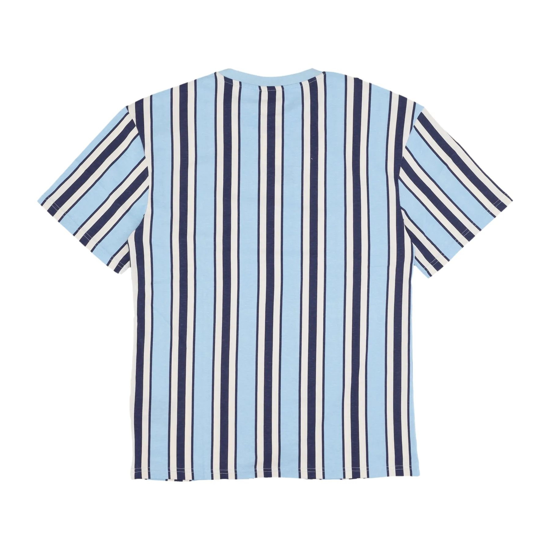 Maglietta Uomo Retro Striped Tee Light Blue/navy/off White