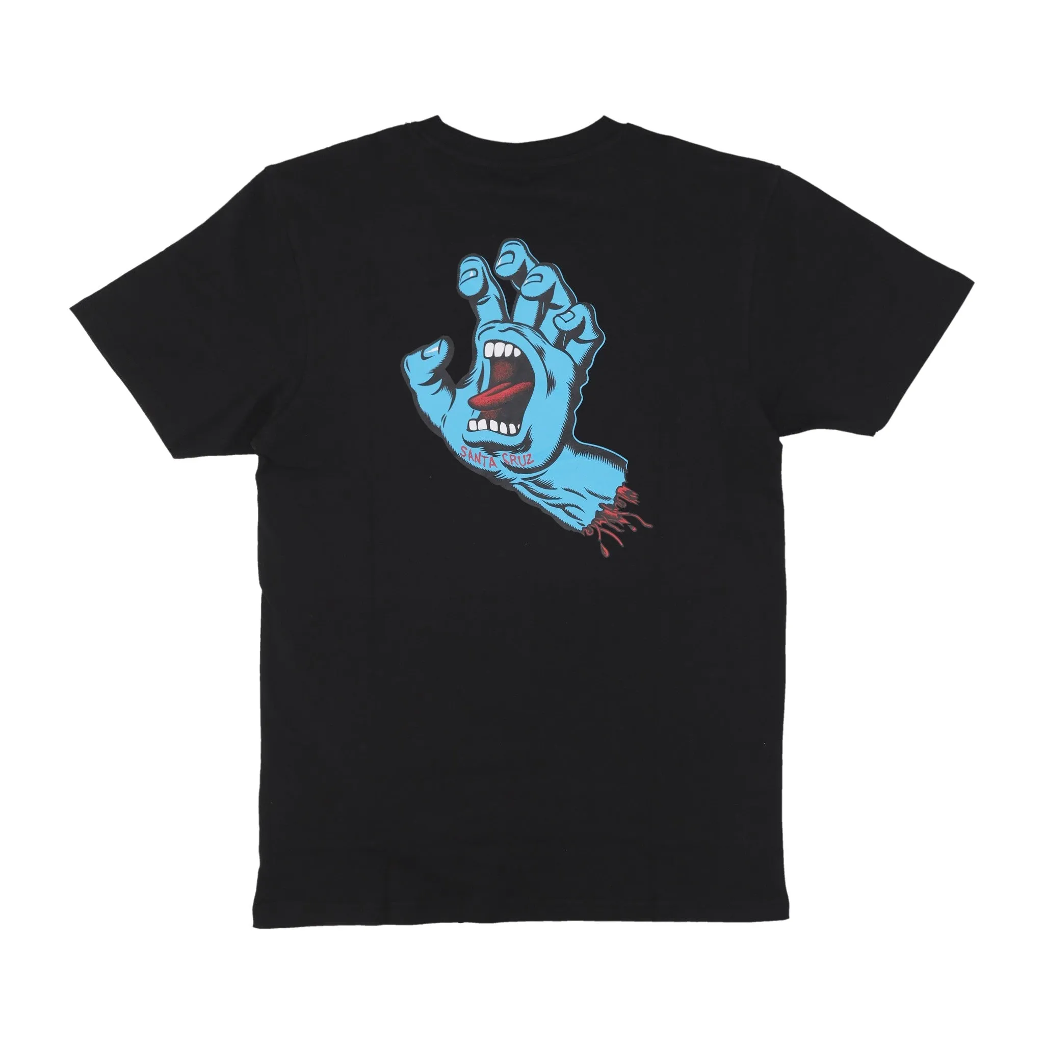 Maglietta Uomo Screaming Hand Chest Tee Black