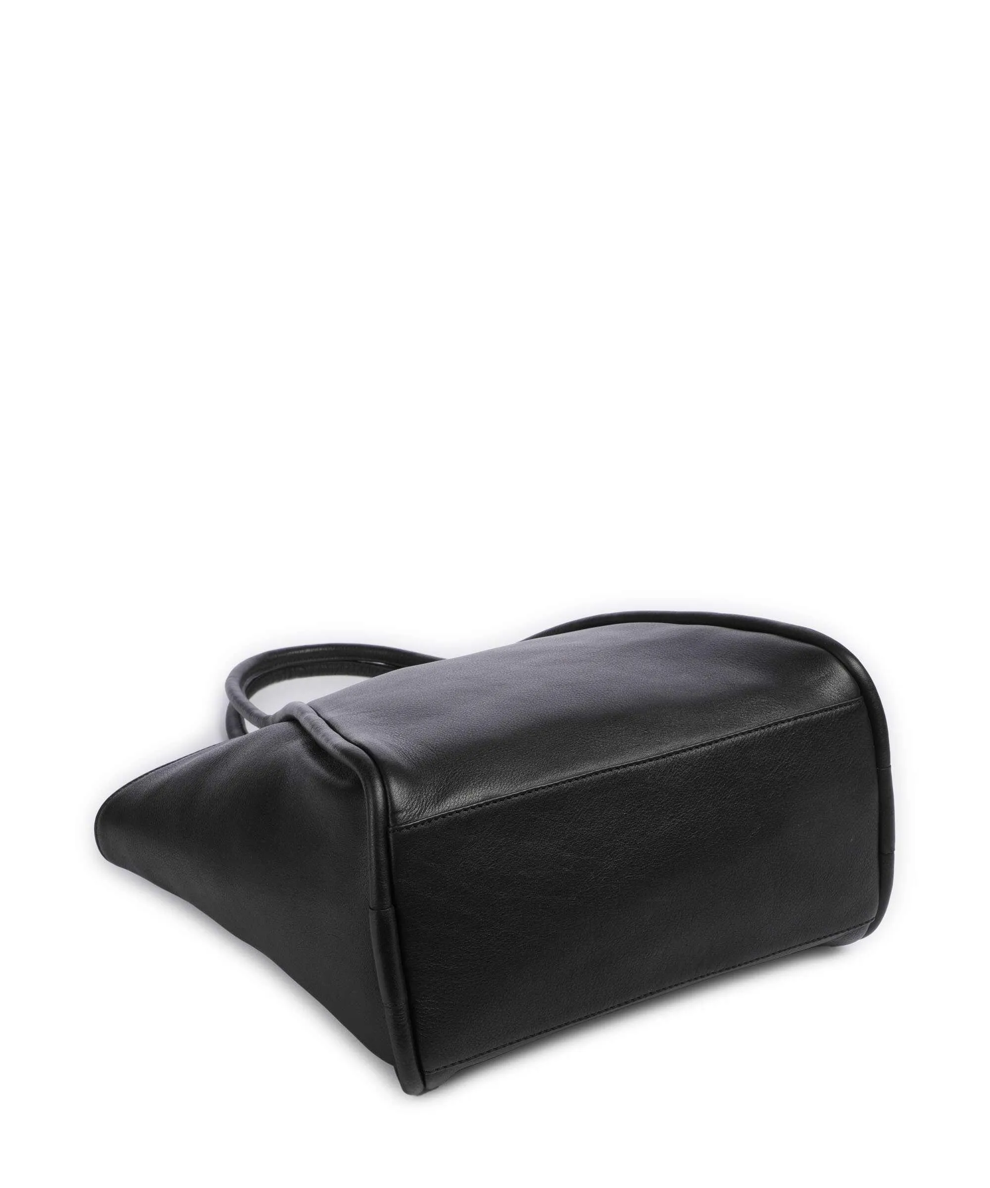  Markberg Carole Borsa shopper pelle di vacchetta grana nero  