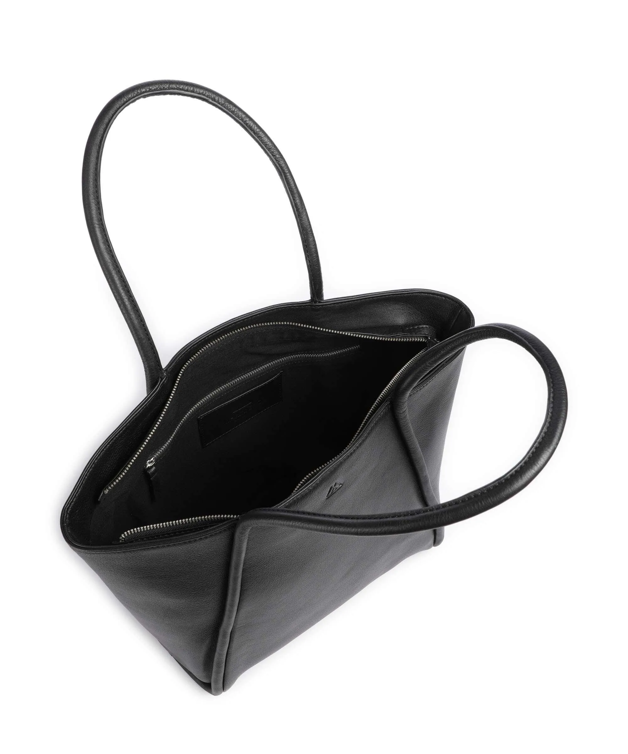  Markberg Carole Borsa shopper pelle di vacchetta grana nero  