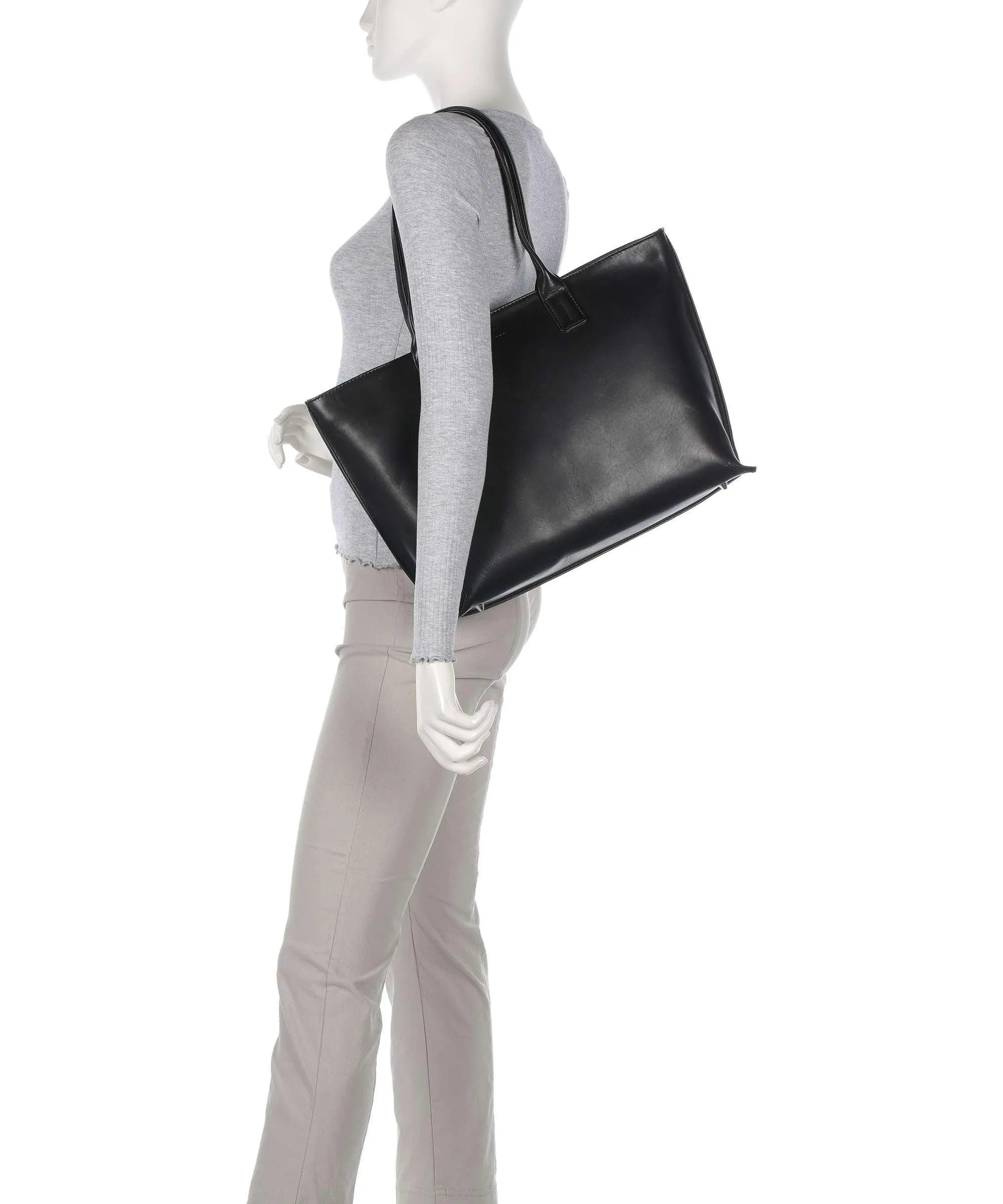 Markberg Lesley Borsa shopper pelle bovina nero  