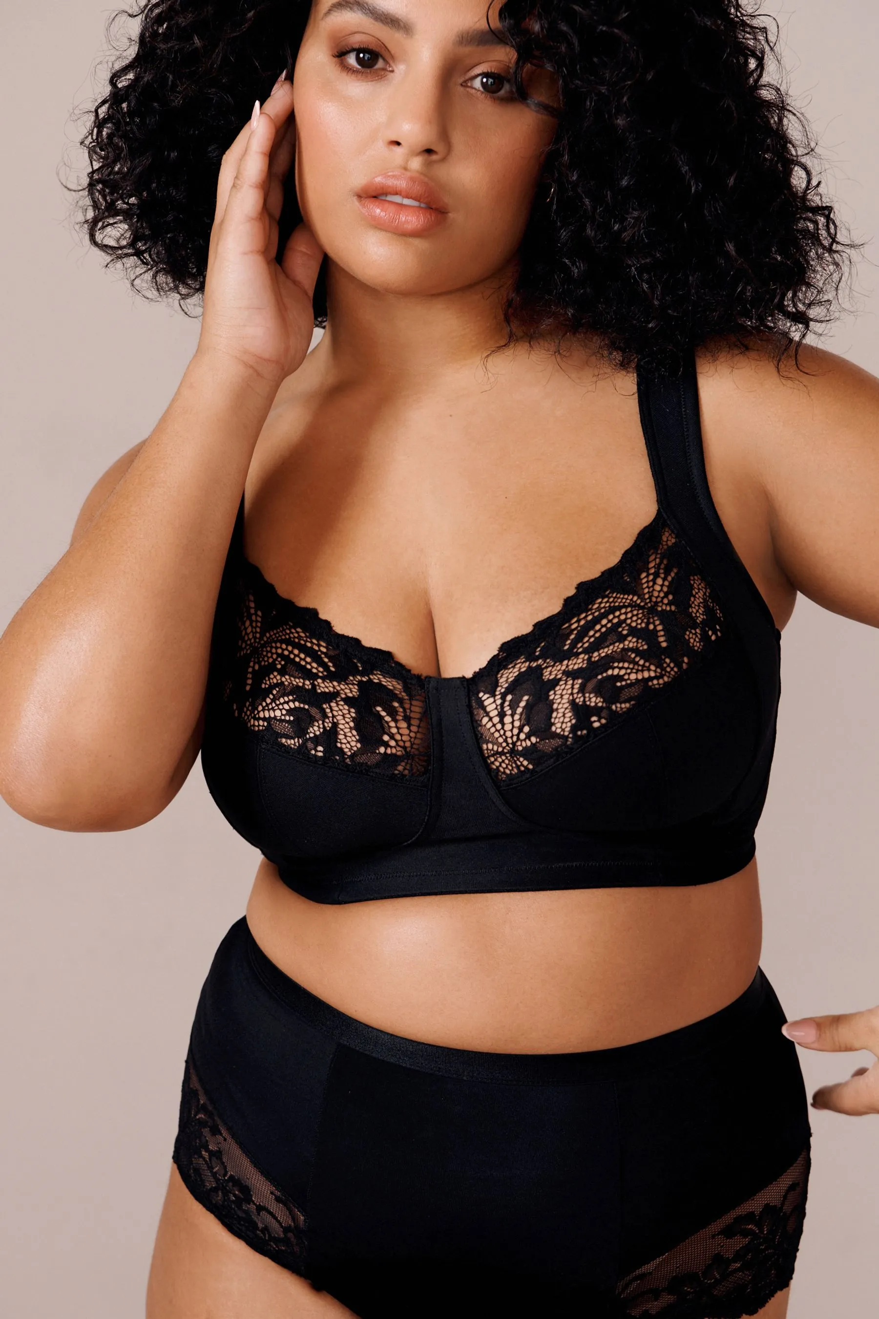 Massimo supporto F-K Cup - Reggiseno senza ferretto imbottito con spalline imbottite senza imbottitura