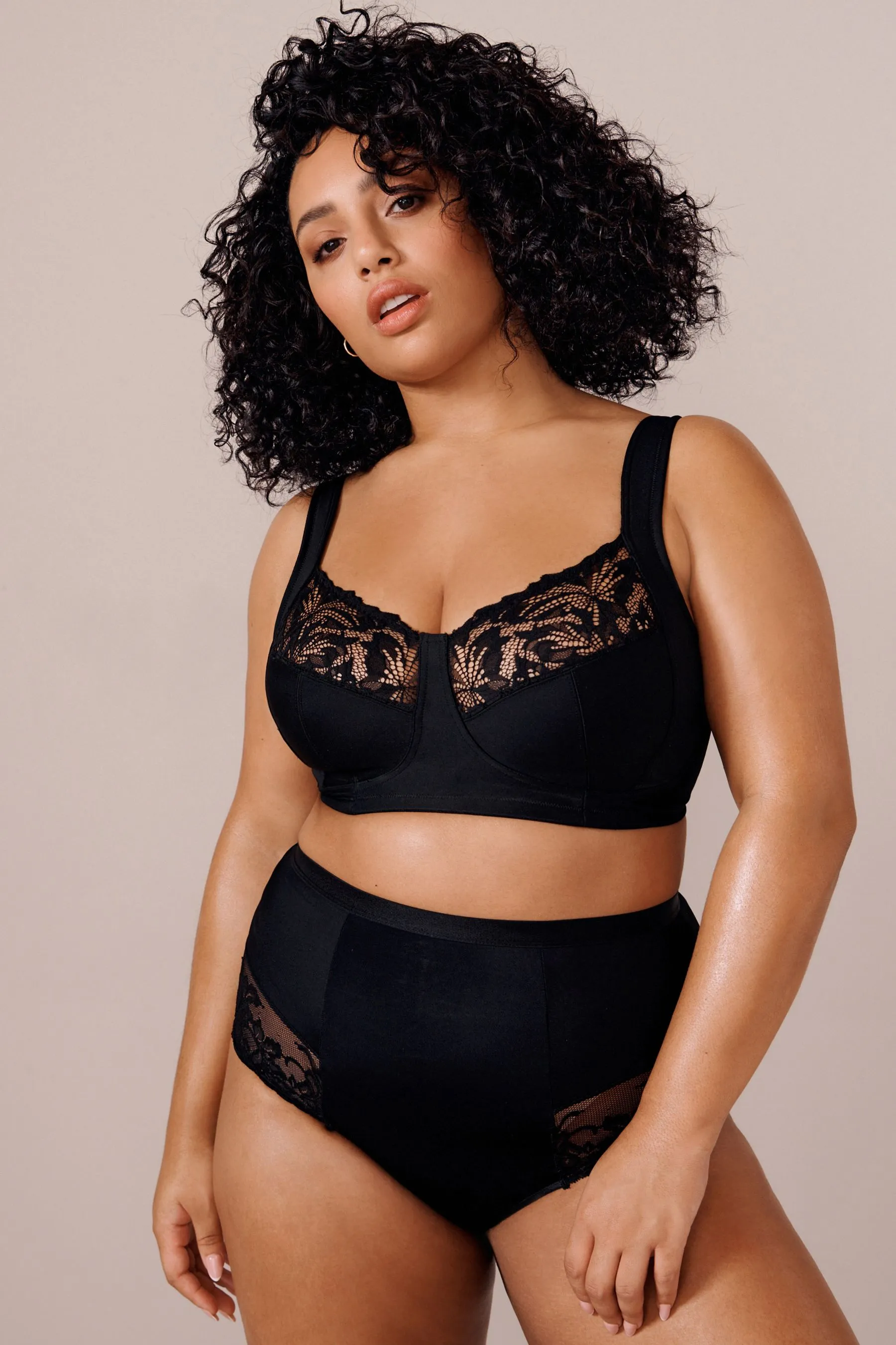Massimo supporto F-K Cup - Reggiseno senza ferretto imbottito con spalline imbottite senza imbottitura