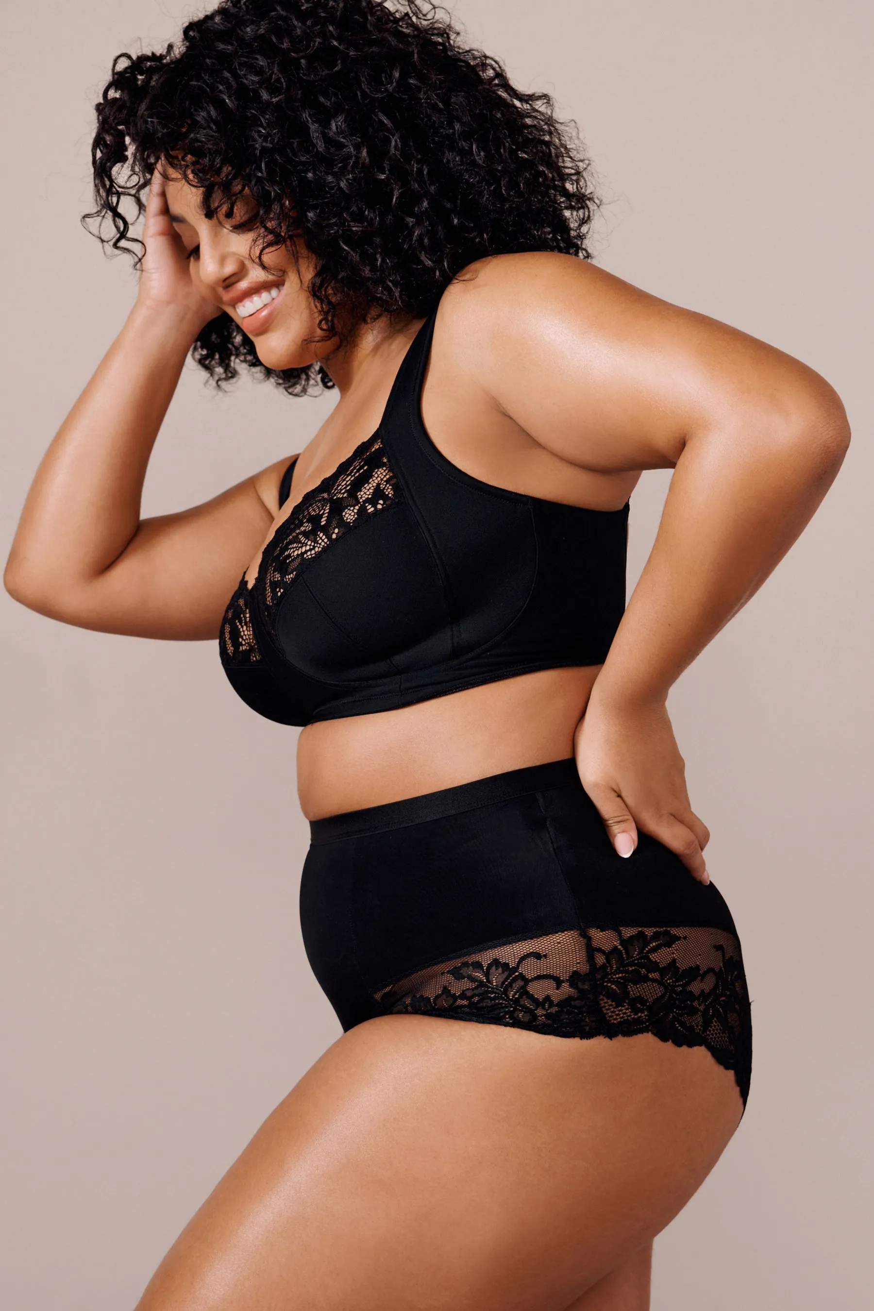 Massimo supporto F-K Cup - Reggiseno senza ferretto imbottito con spalline imbottite senza imbottitura