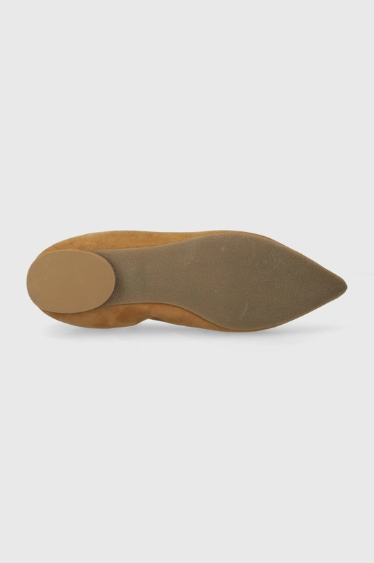 Medicine ballerine in pelle scamosciata