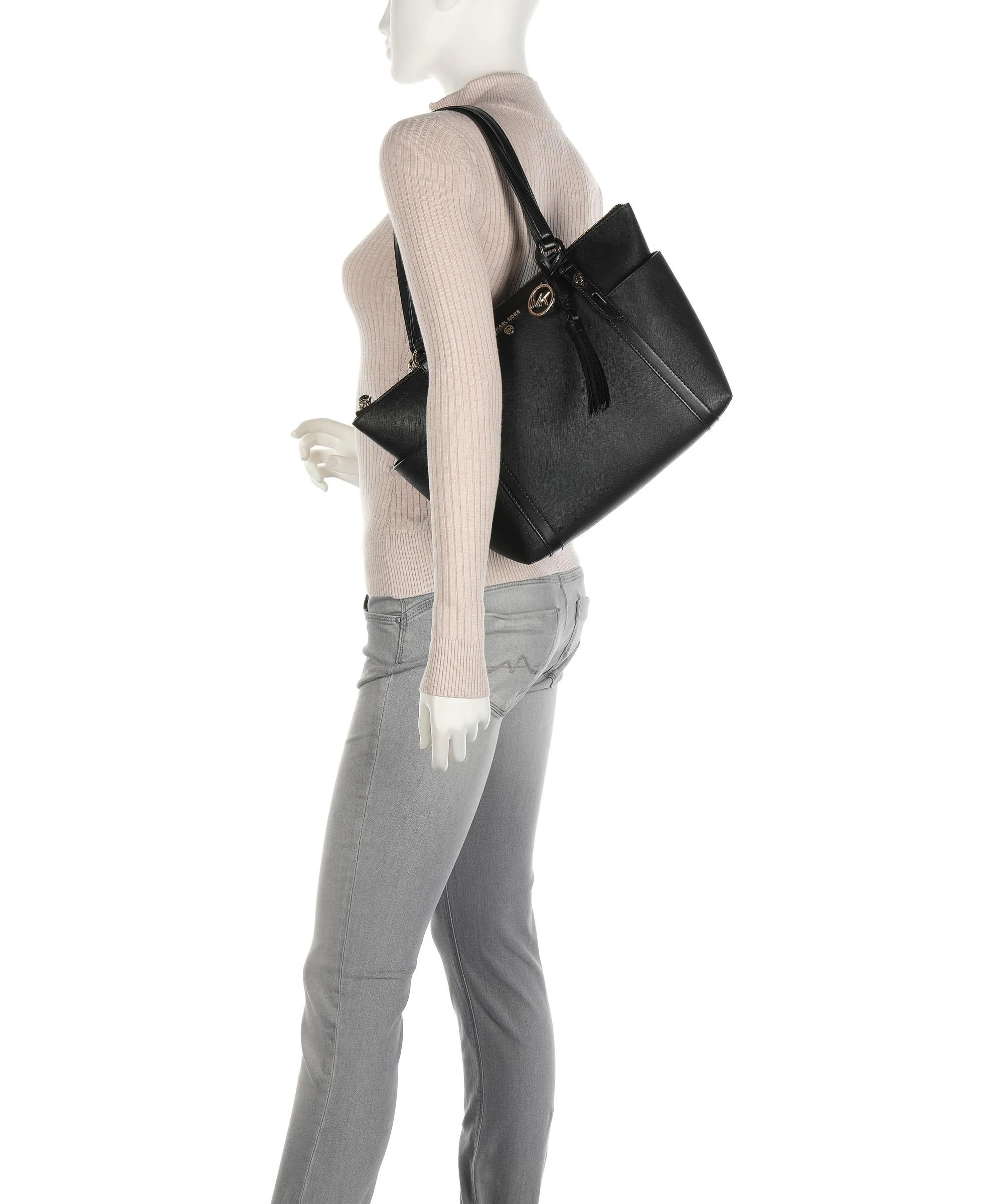  Michael Kors Sullivan Borsa shopper pelle bovina nero  