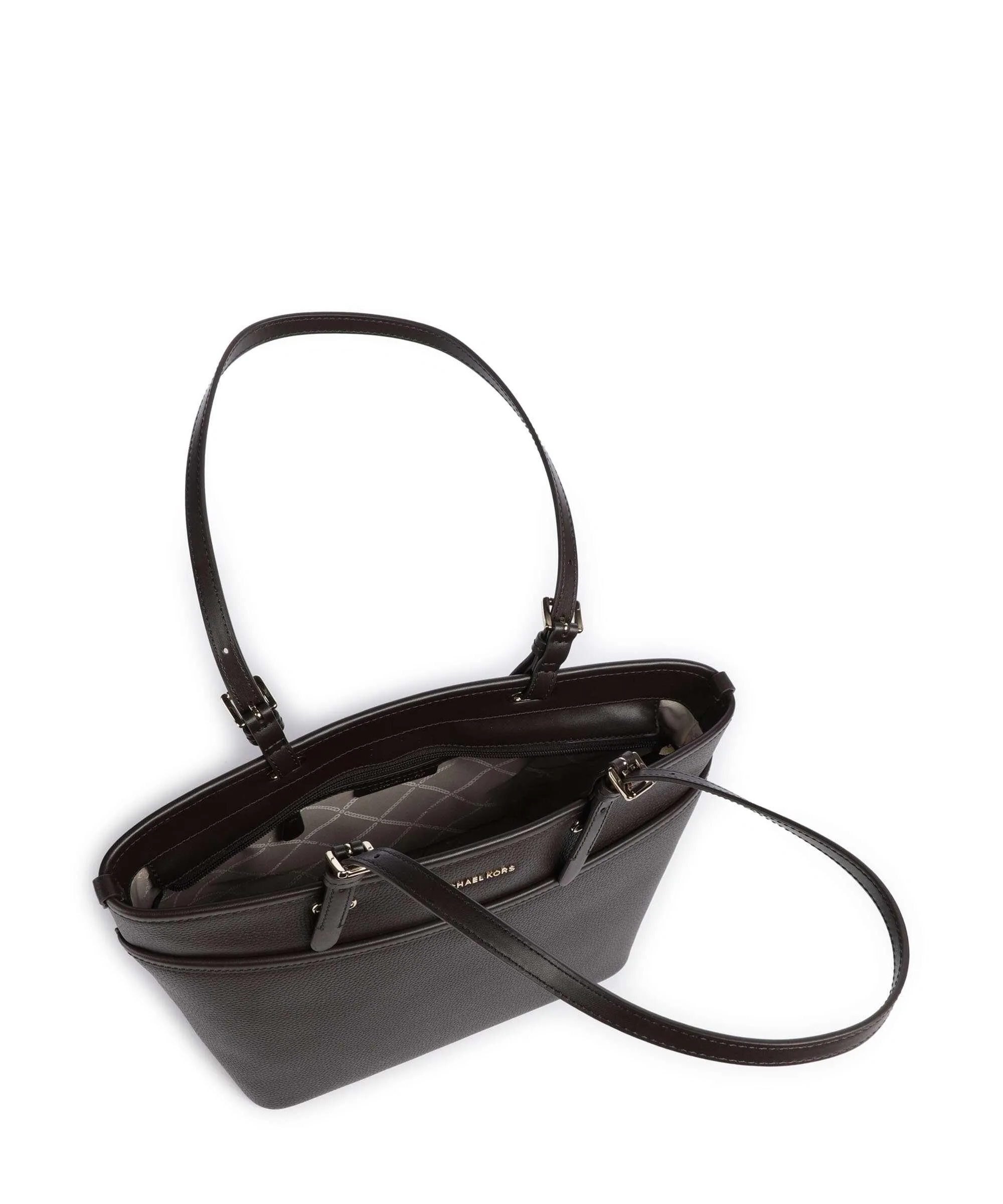  Michael Kors Winston Borsa shopper pelle di vacchetta grana cioccolato  