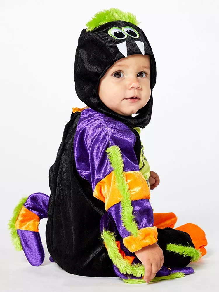 Mini costume da bambino ragno di Halloween