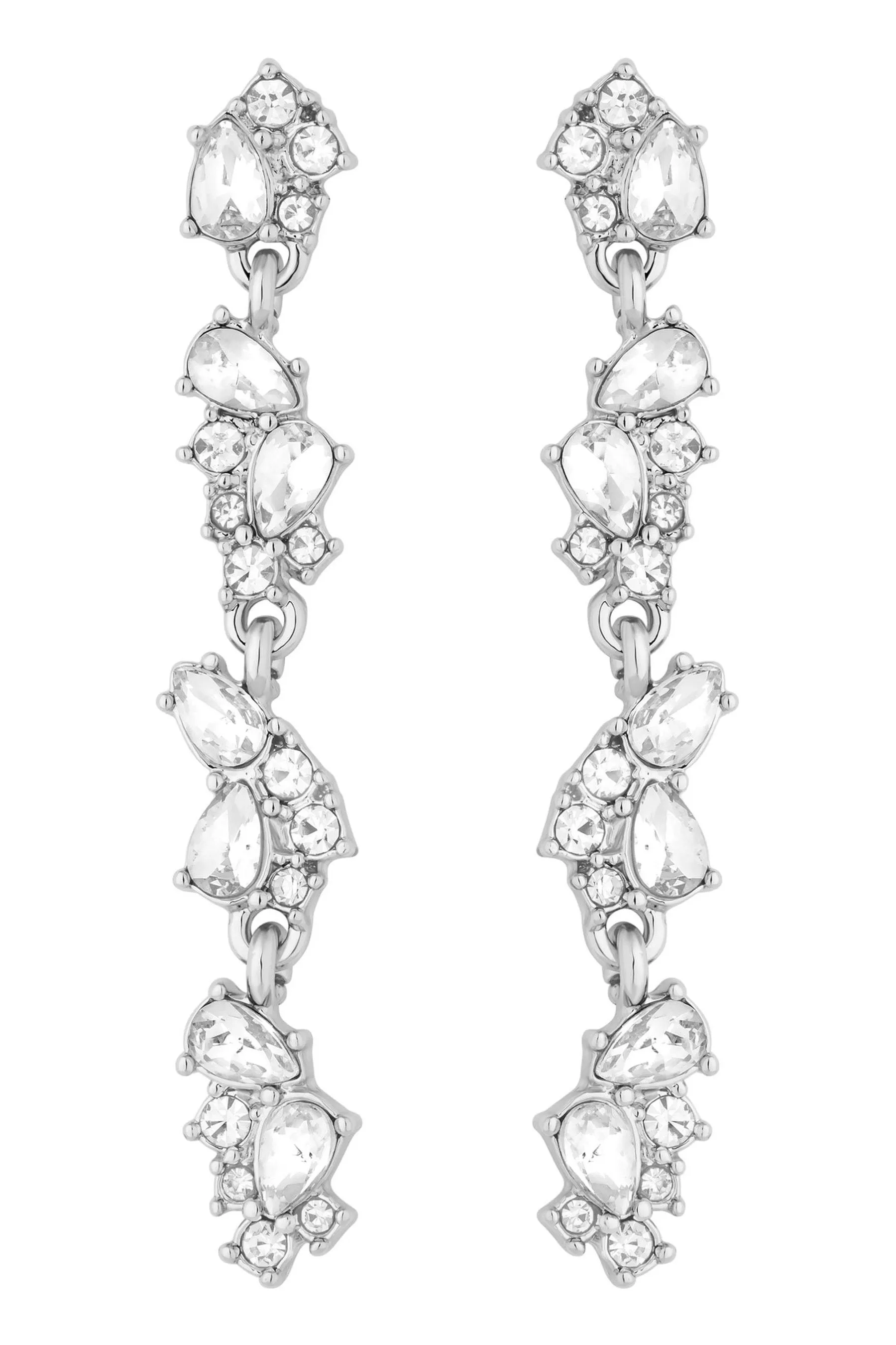 Mood - Orecchini pendenti con cristalli Stone misti