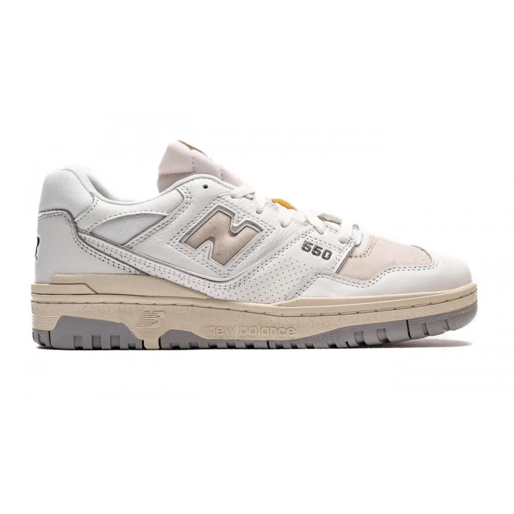 NEW BALANCE 550 VINTAGE BIANCO BEIGE UNISEX - BB550PWG