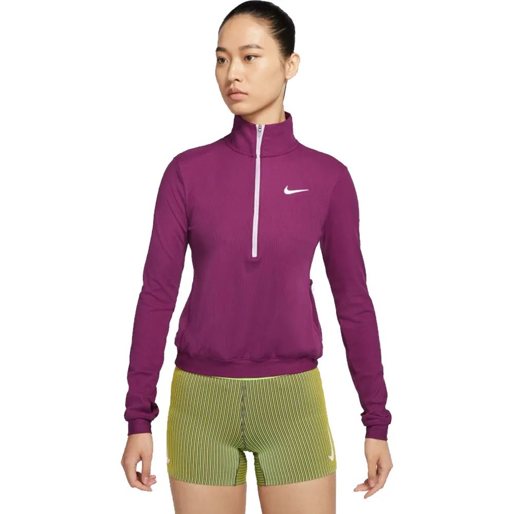 Nike Dri-FIT Element Half Zip maglia da running per donna-SP22