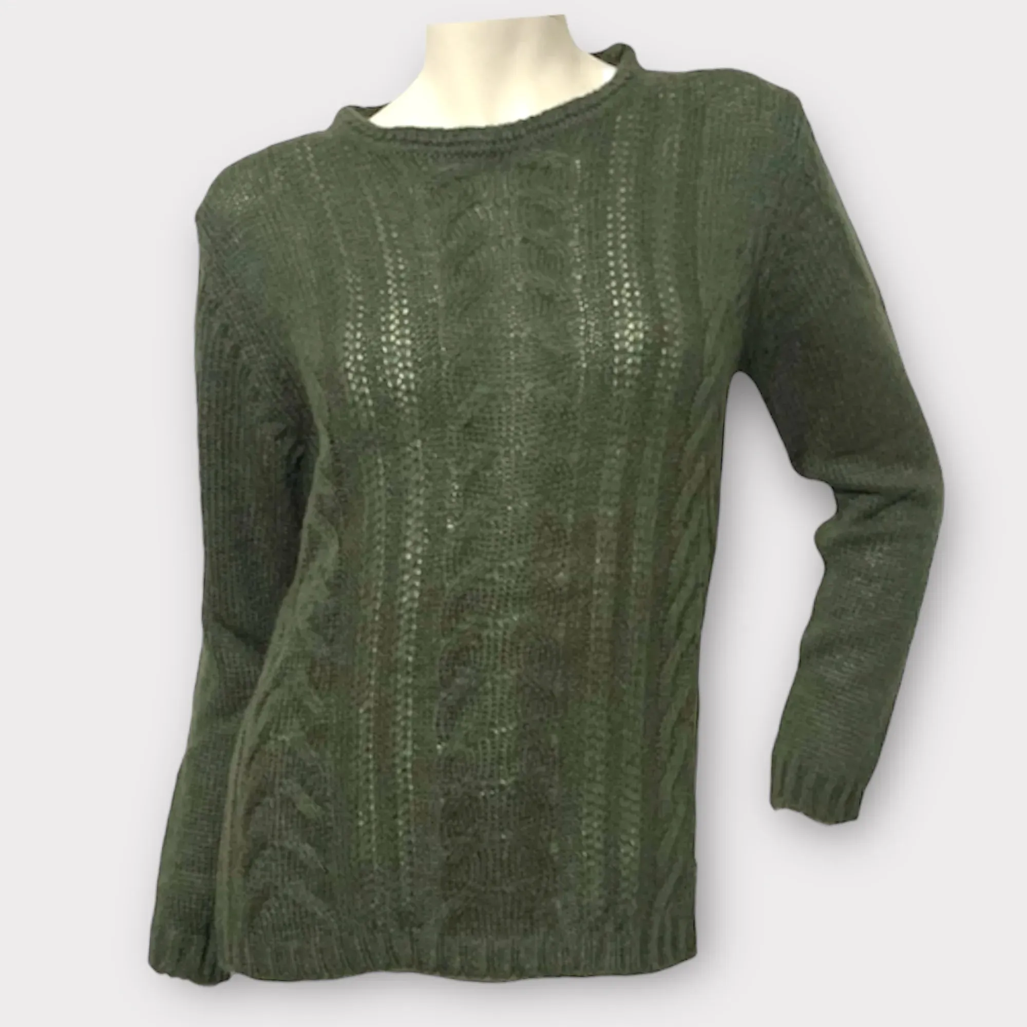 Olivia Hops by Cristina Gavioli – Maglia a girocollo con trecce