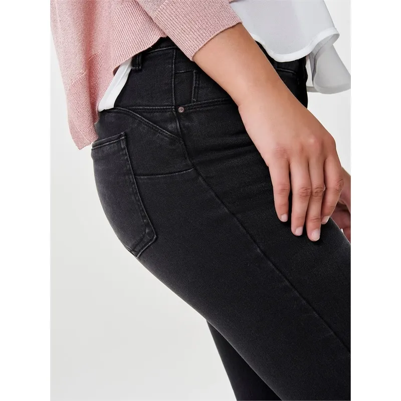 Only Jeans donna skinny push up corto alla caviglia