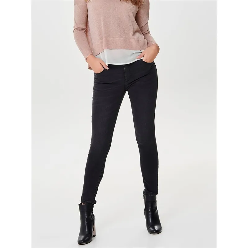 Only Jeans donna skinny push up corto alla caviglia