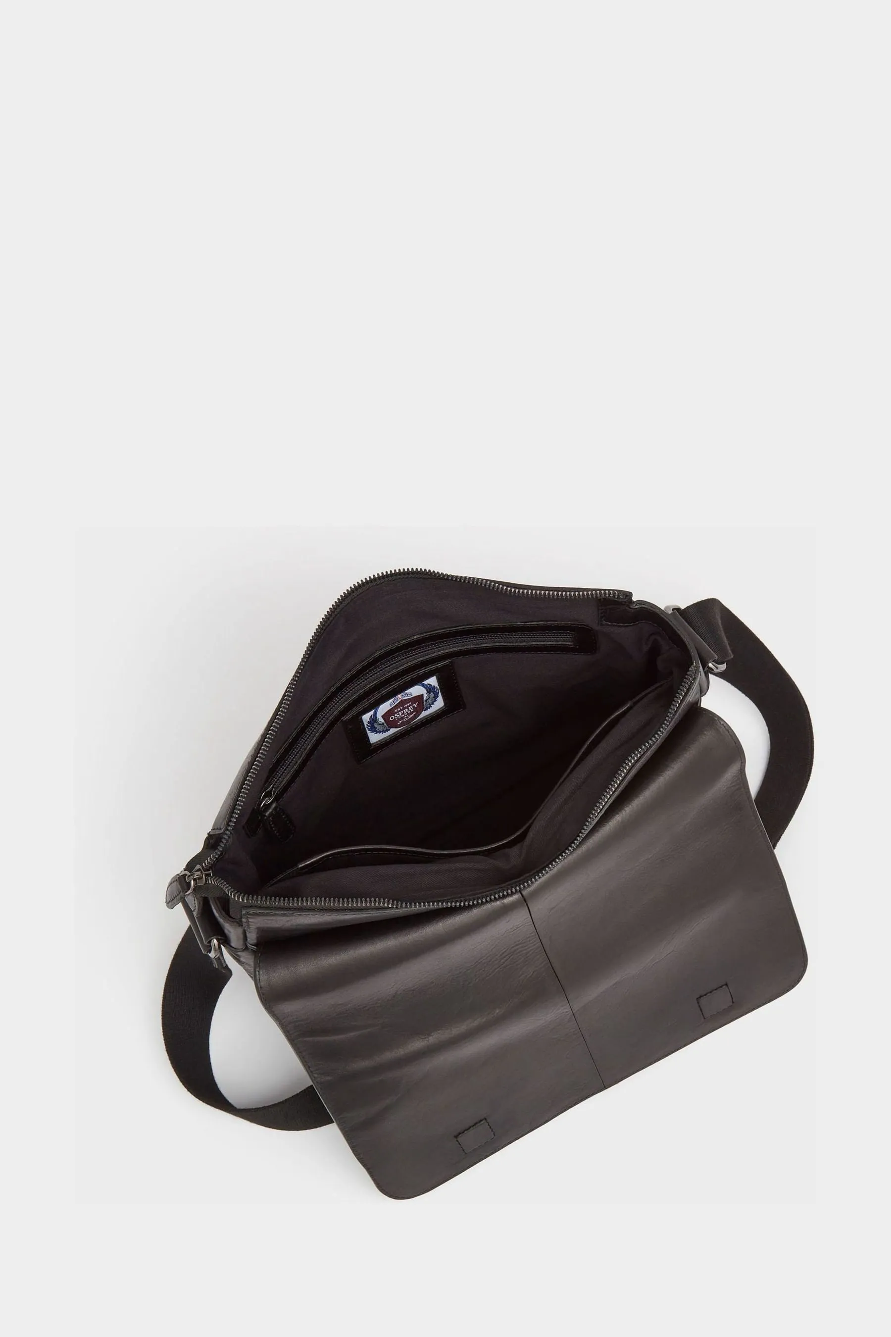 Osprey London Carter Sella In pelle Grande Messenger Bag