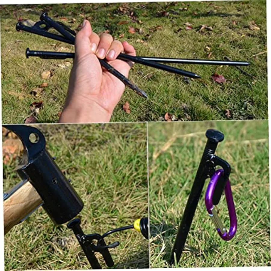 Outanaya 8 Pz Ancore Di Sabbia Per Tende Picchetti Per Tende Pesanti Tenda in Alluminio Ancore Della Tenda Picchetti Di Sabbia T