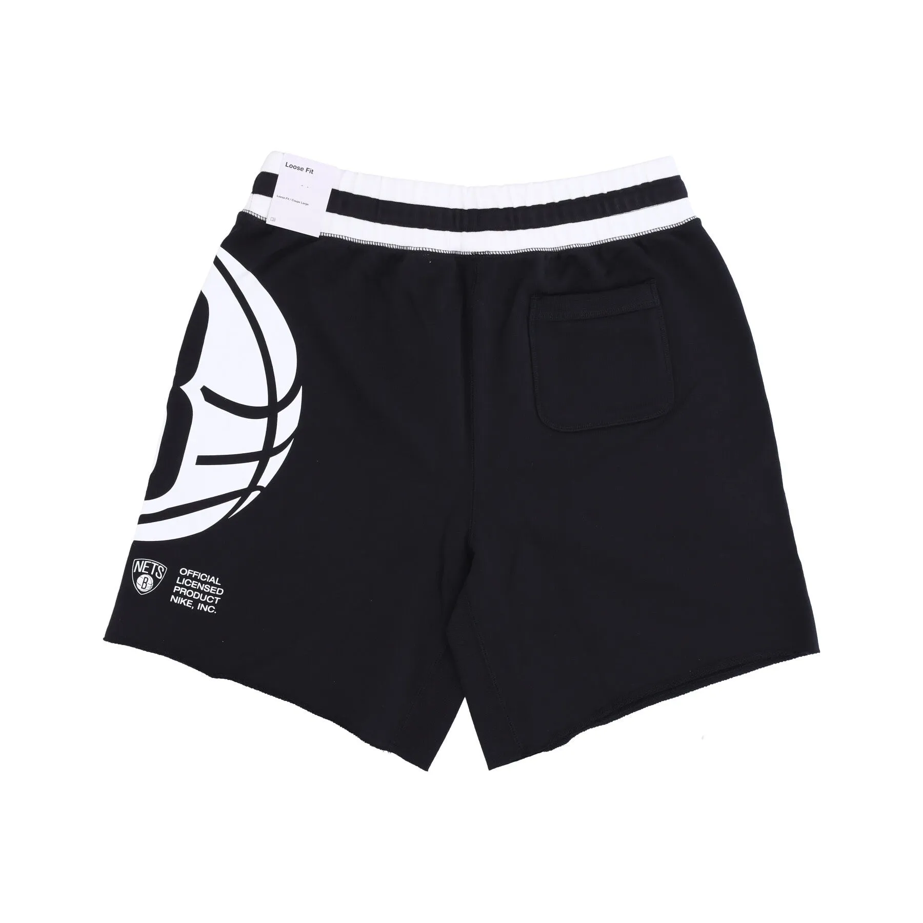 Pantalone Corto Tuta Uomo Nba Fleece Short Courtside Bronet Black