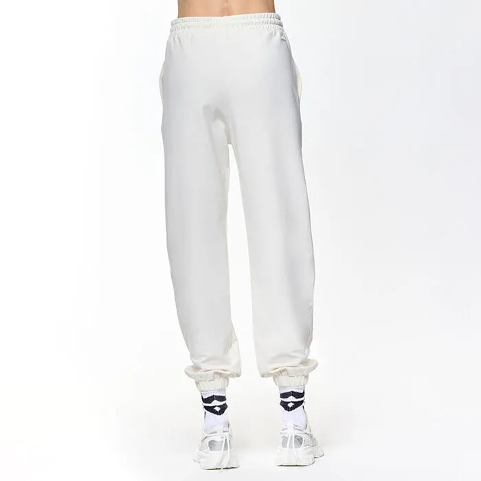 Pantalone panna in cotone