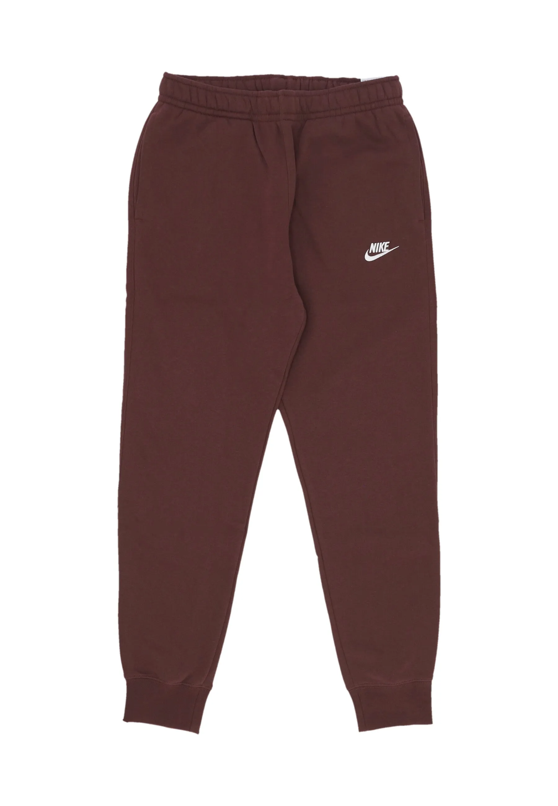 Pantalone Tuta Felpato Uomo Club Jogger Bb Burgundy Crush/burgundy Crush/white