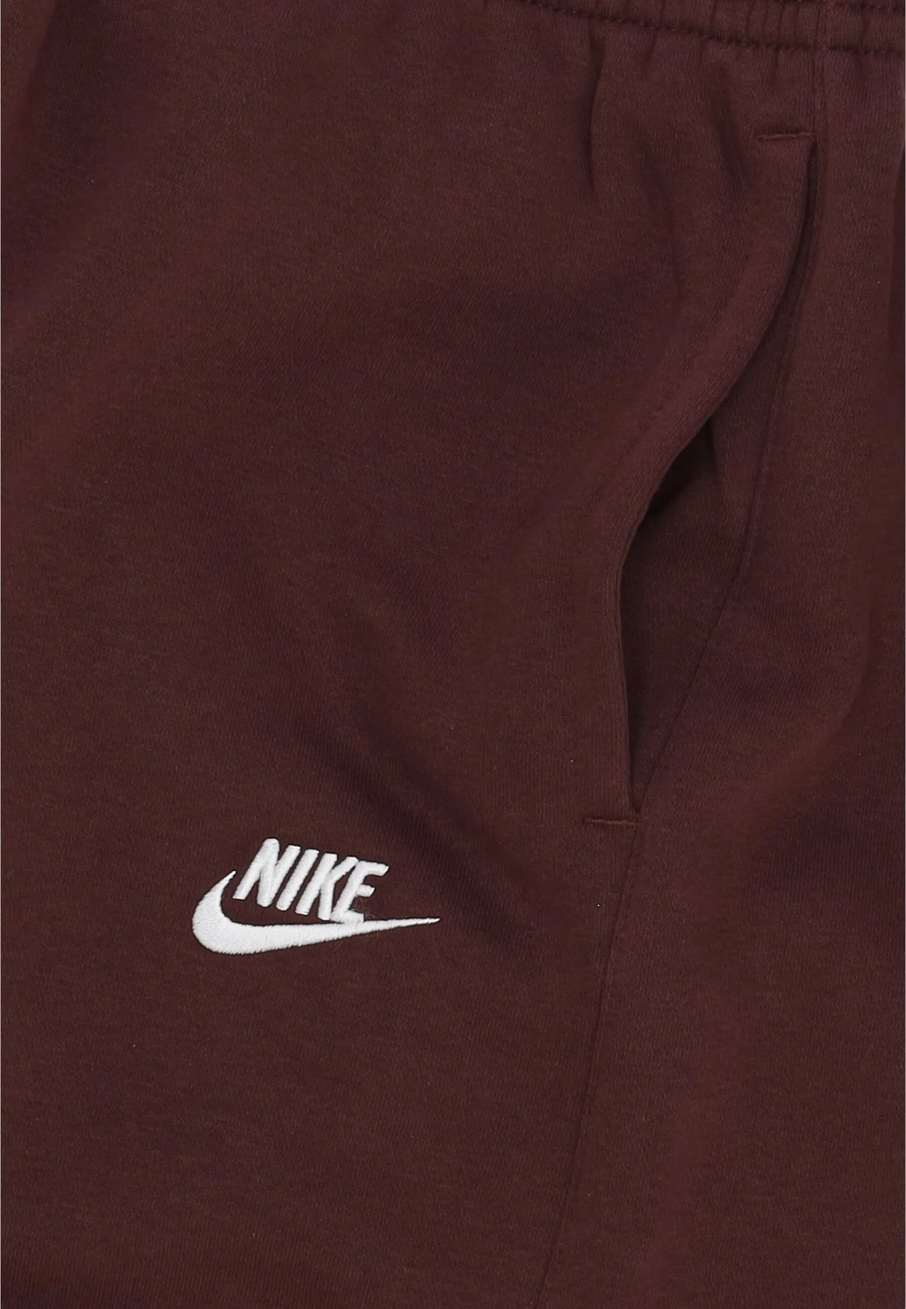 Pantalone Tuta Felpato Uomo Club Jogger Bb Burgundy Crush/burgundy Crush/white