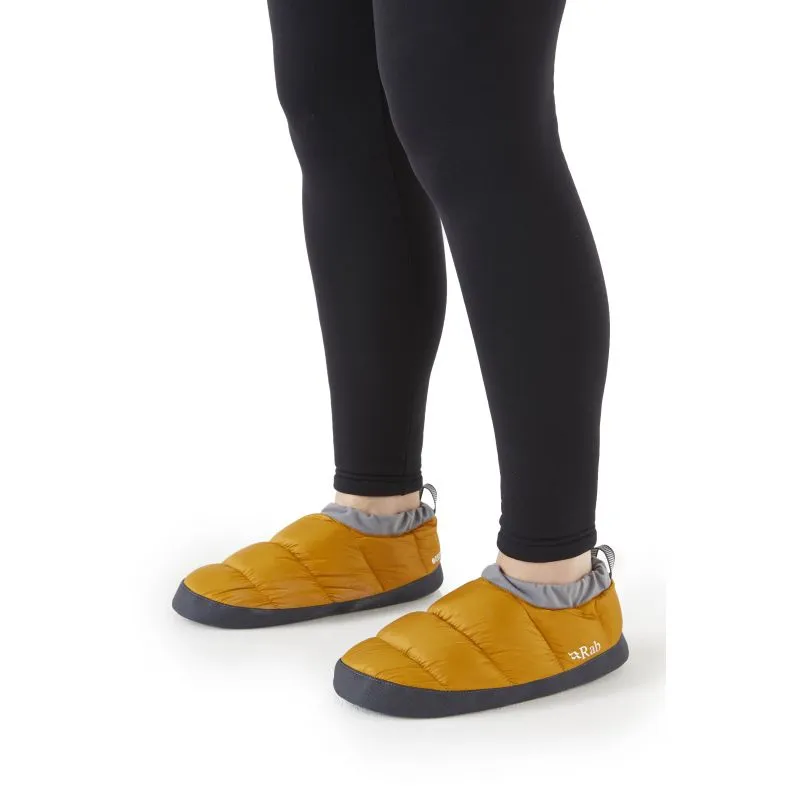 Pantofole da bivacco Rab Pantofola da capanna in piuma (Butternut scuro)