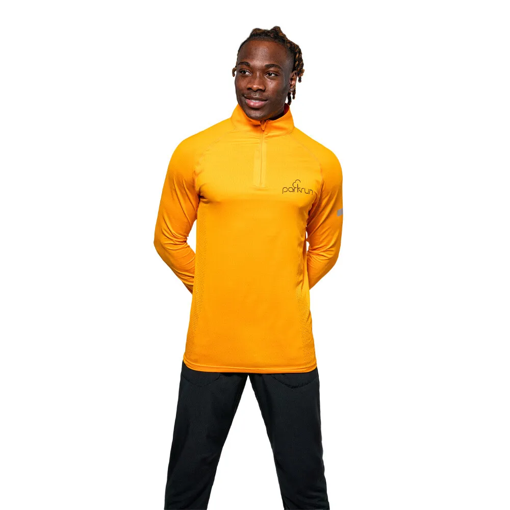 Parkrun Apricot parkrun Maglia con zip a 1/4 per uomo