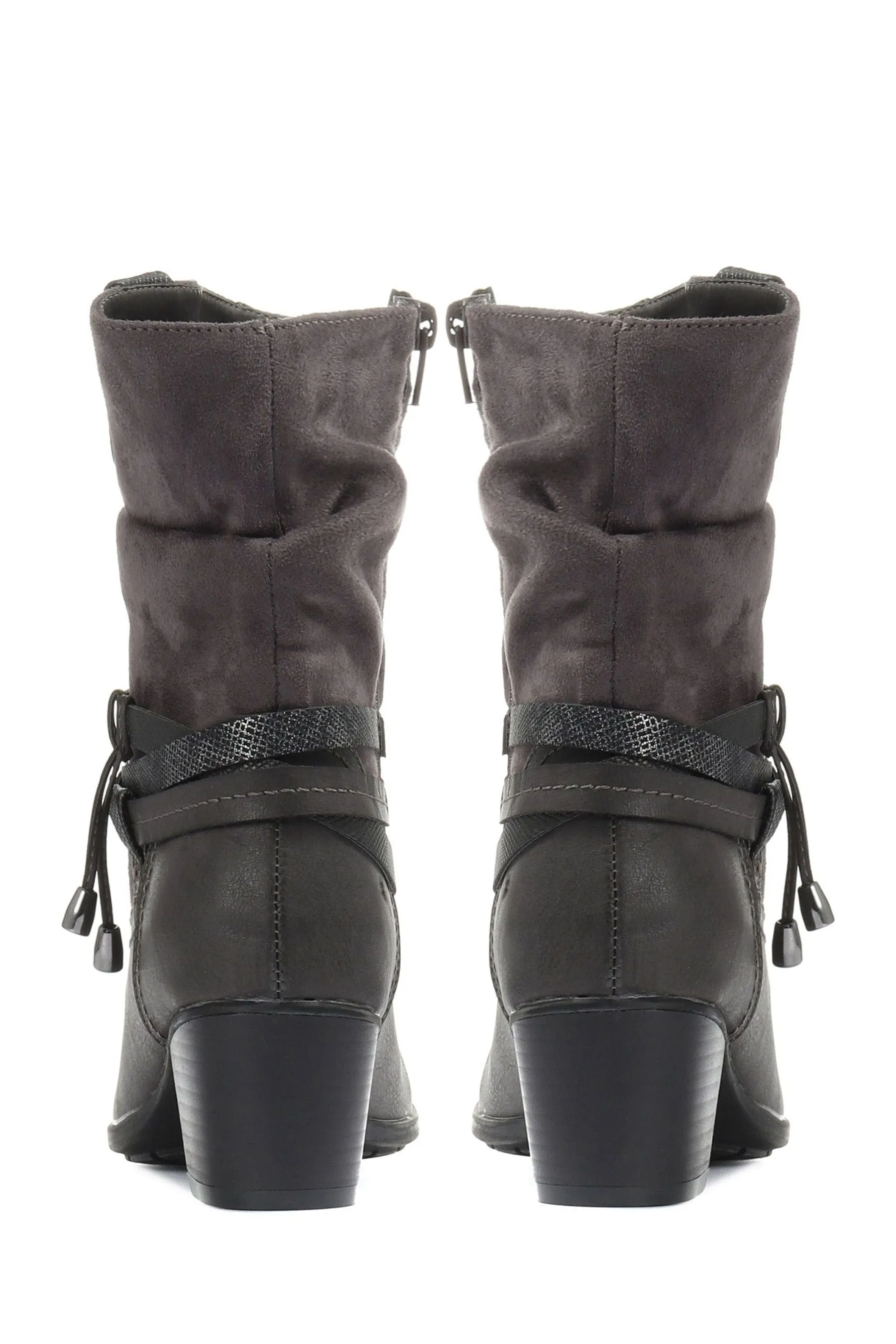 Pavers Ladies - Scarpe da ginnastica a metà polpaccio con tacco Stivali