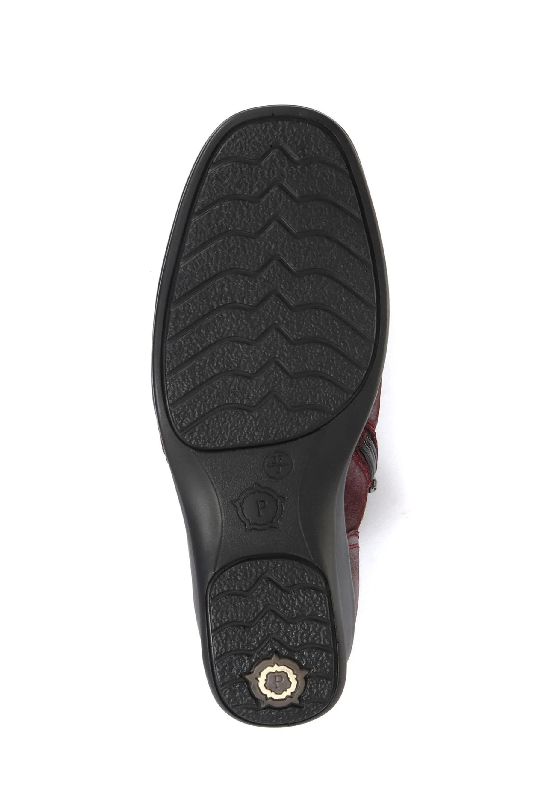 Pavers Ladies - Stivali alla caviglia in pelle con doppia zip