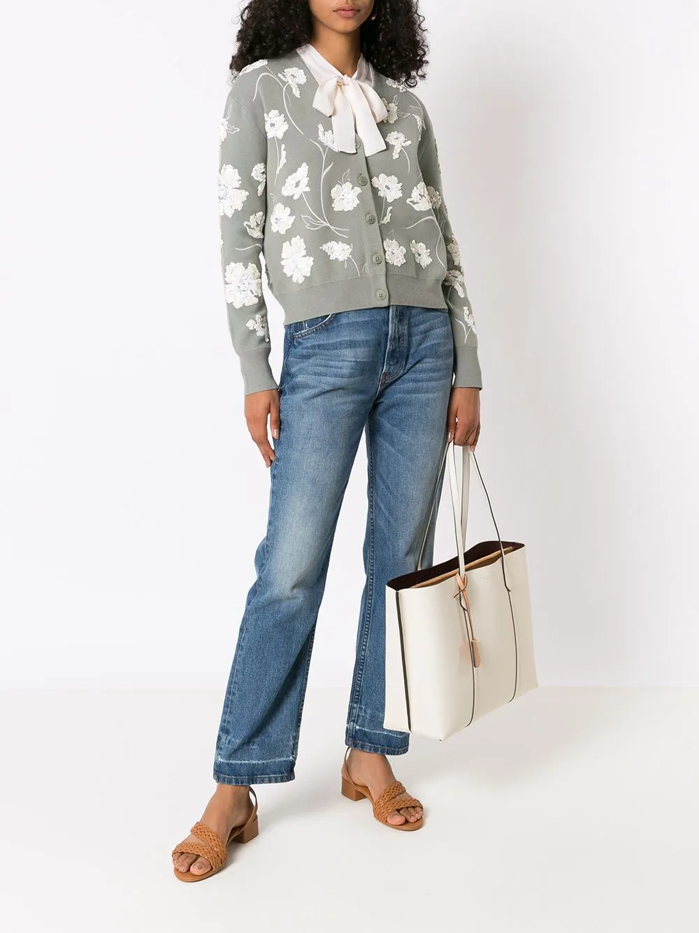 perry triple compartment tote