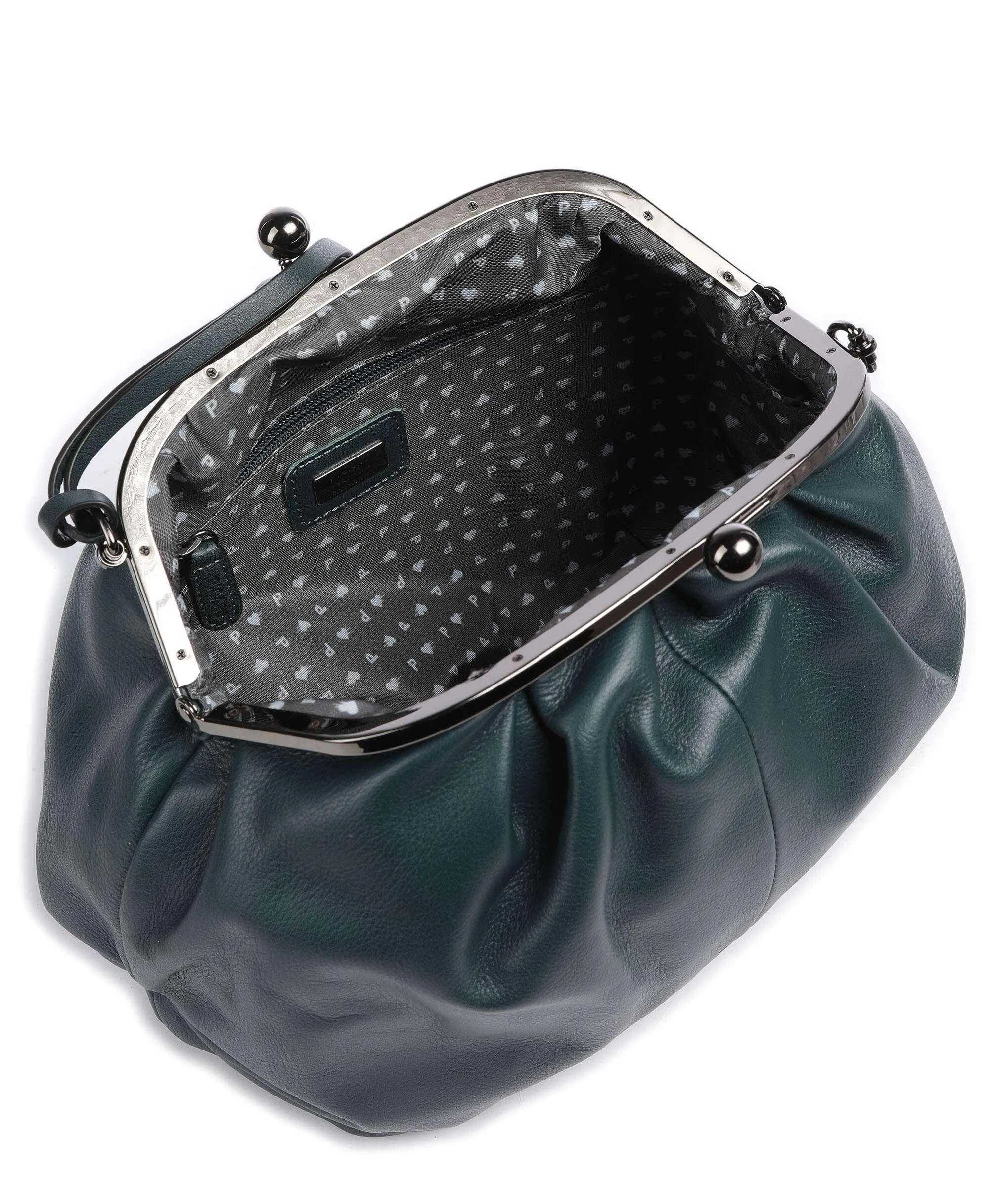 Picard Friday Borsa a tracolla pelle di vacchetta finemente grana verde scuro  