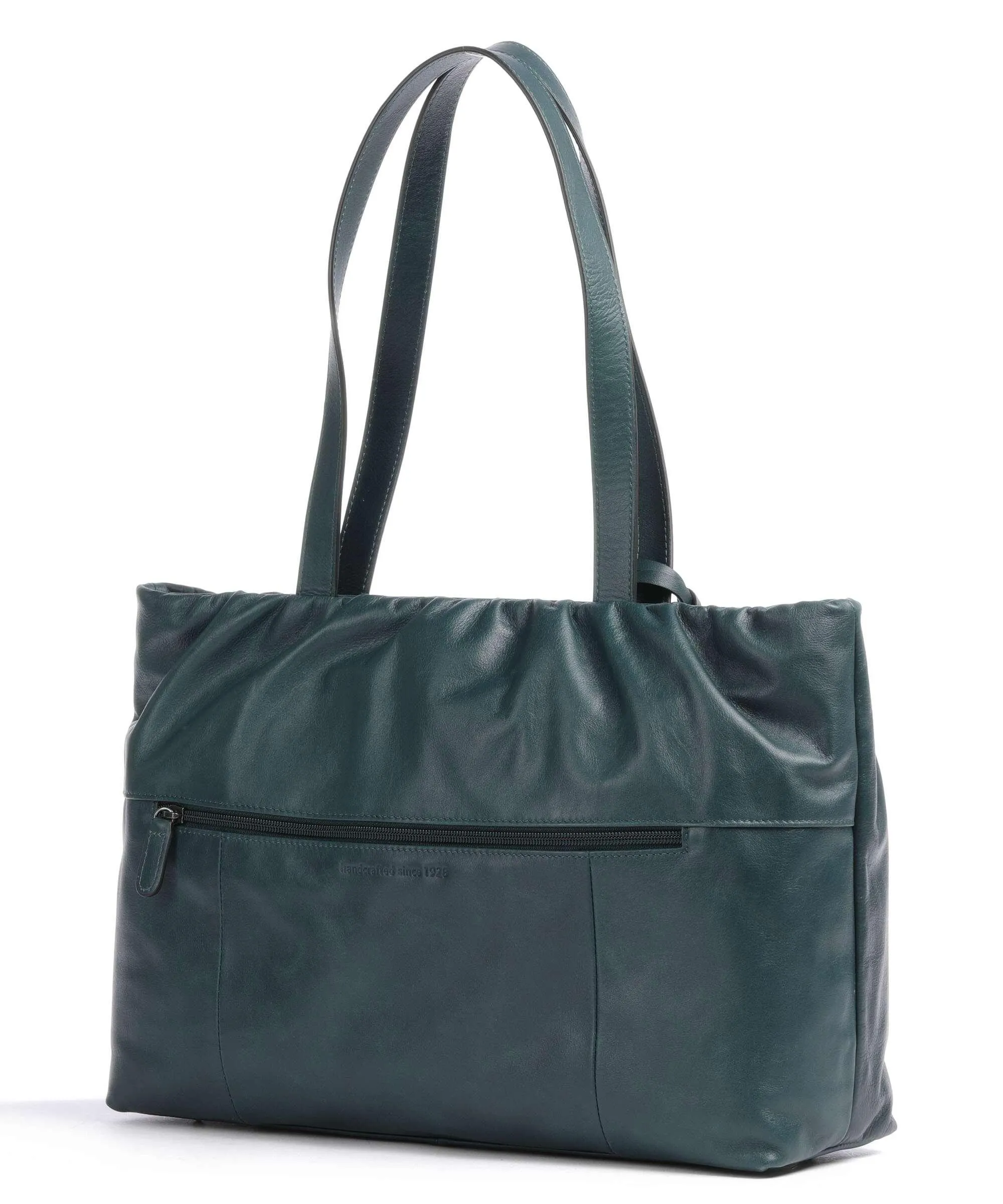  Picard Friday Borsa shopper morbida pelle bovina verde scuro  