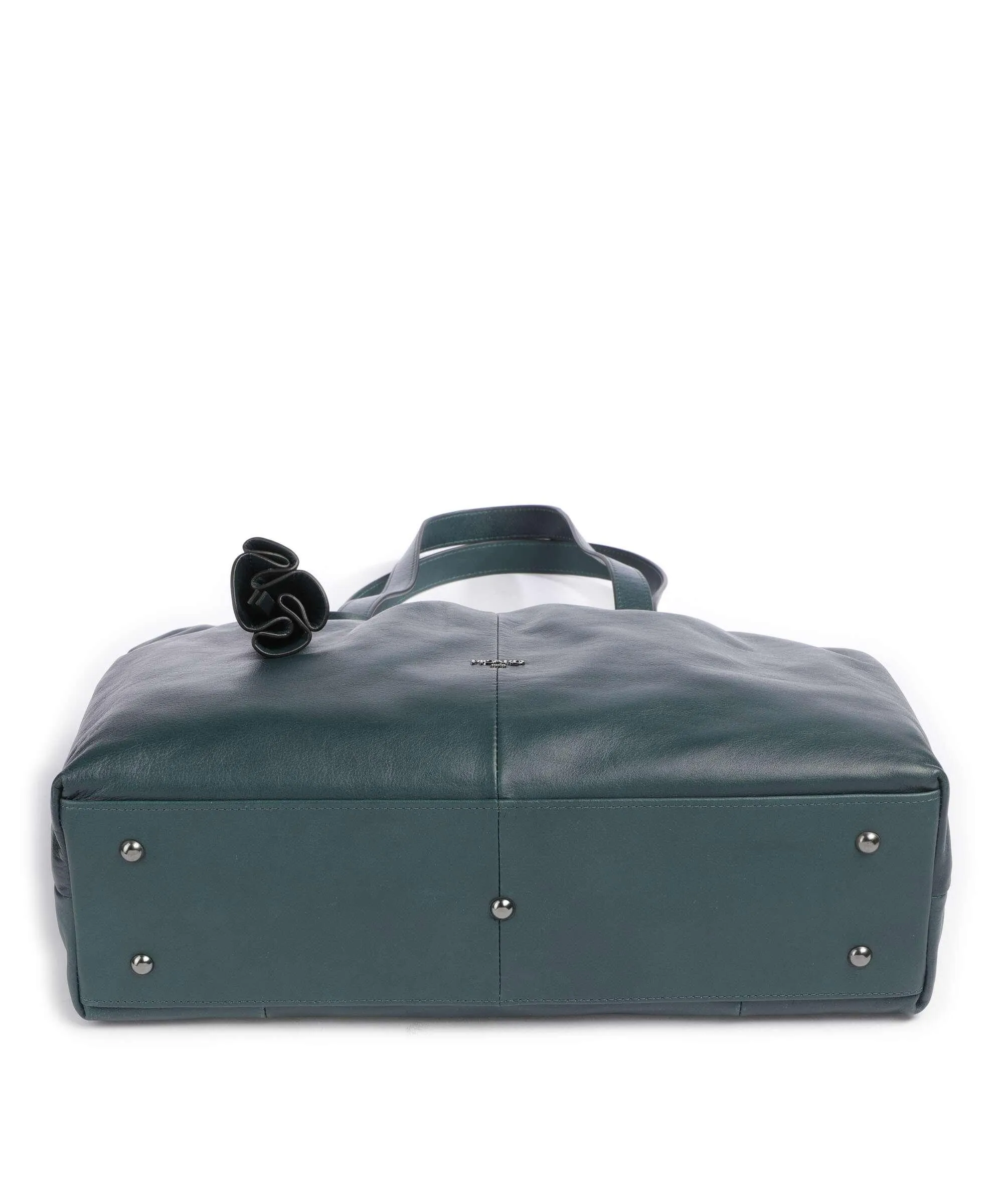  Picard Friday Borsa shopper morbida pelle bovina verde scuro  