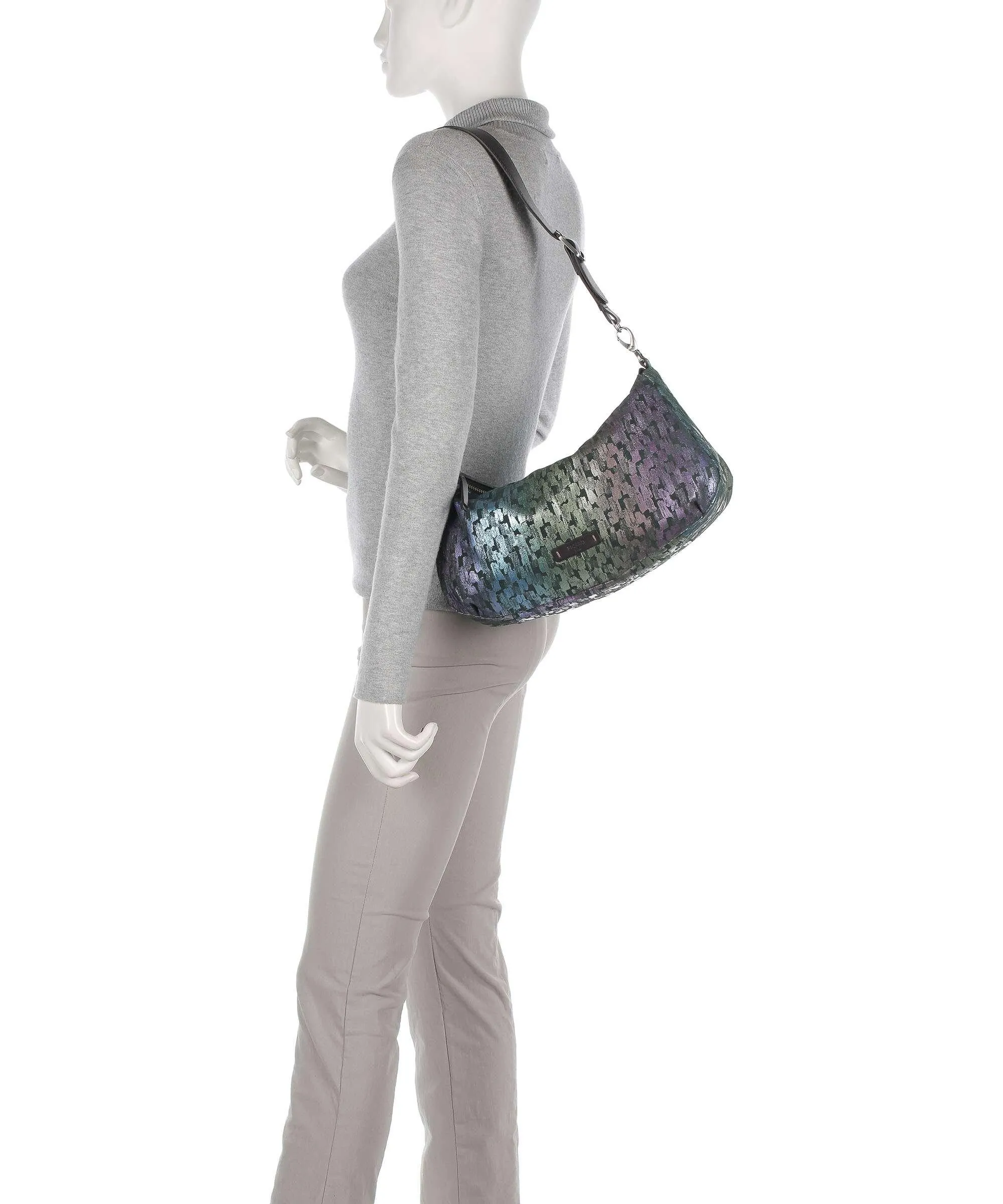  Picard Louvre Borsa a spalla pelle bovina ruvida multicolore  