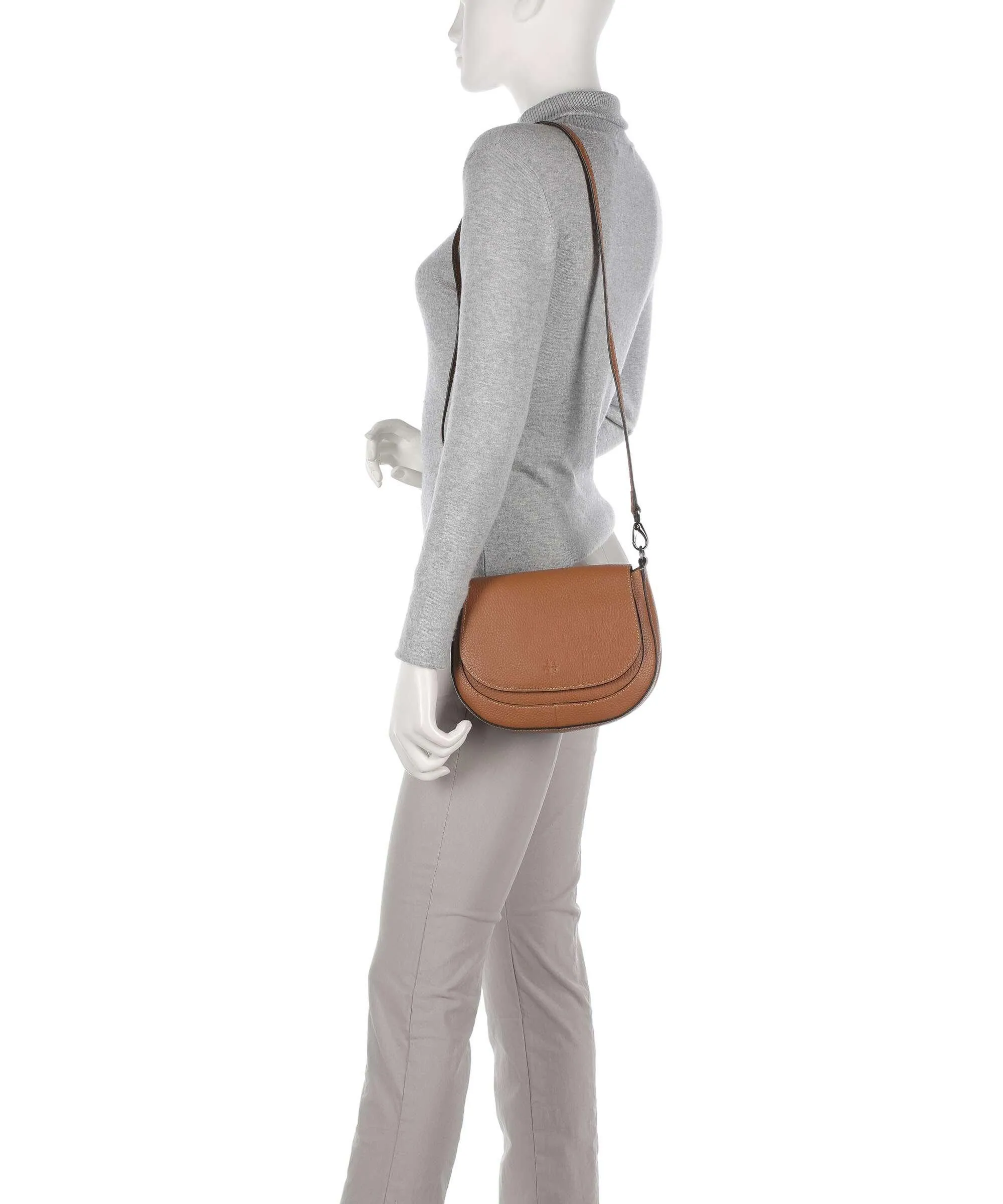  Picard Mio Borsa a tracolla pelle di vacchetta grana marrone  