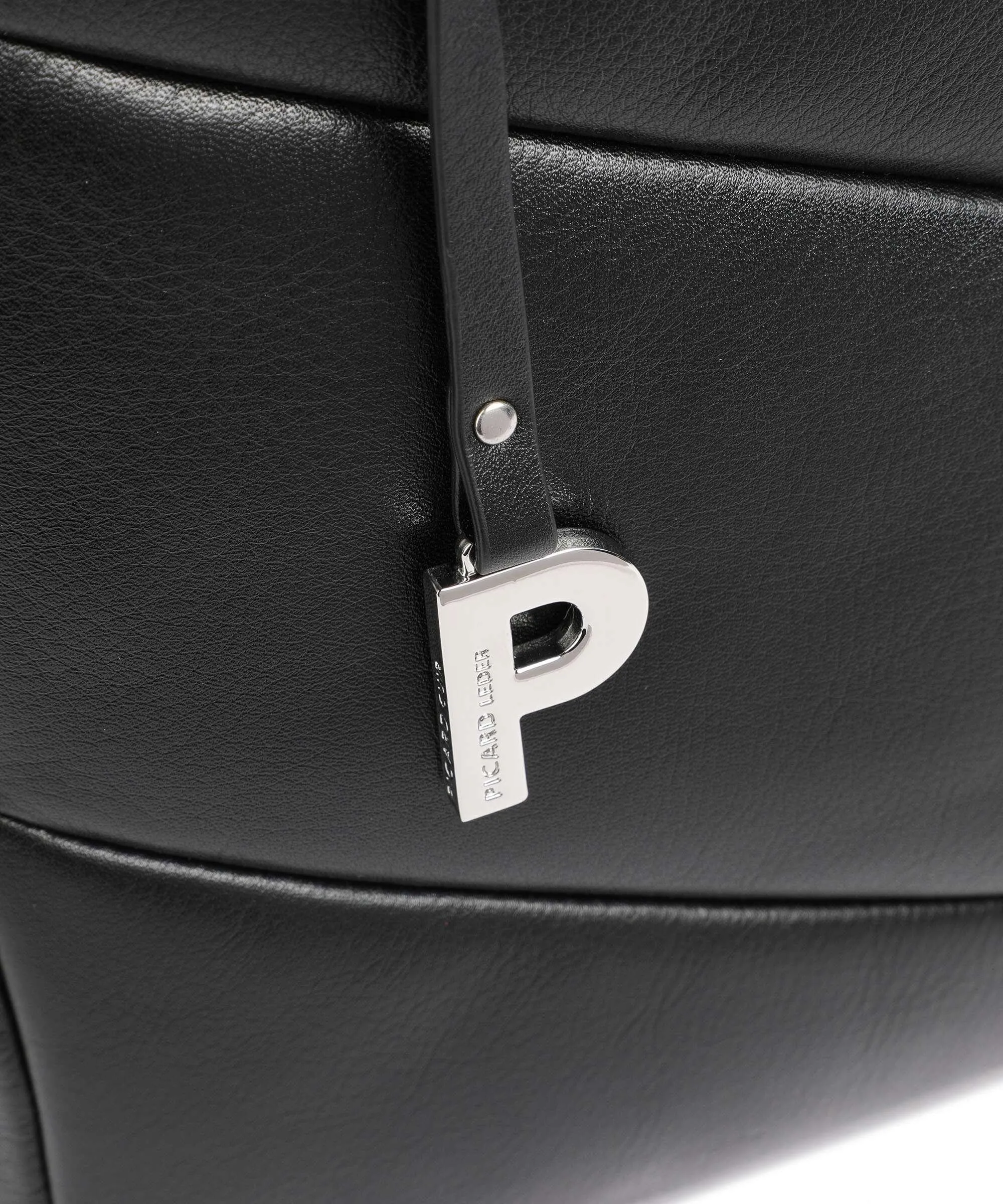  Picard Warm Up Borsa shopper pelle di vacchetta finemente grana nero  