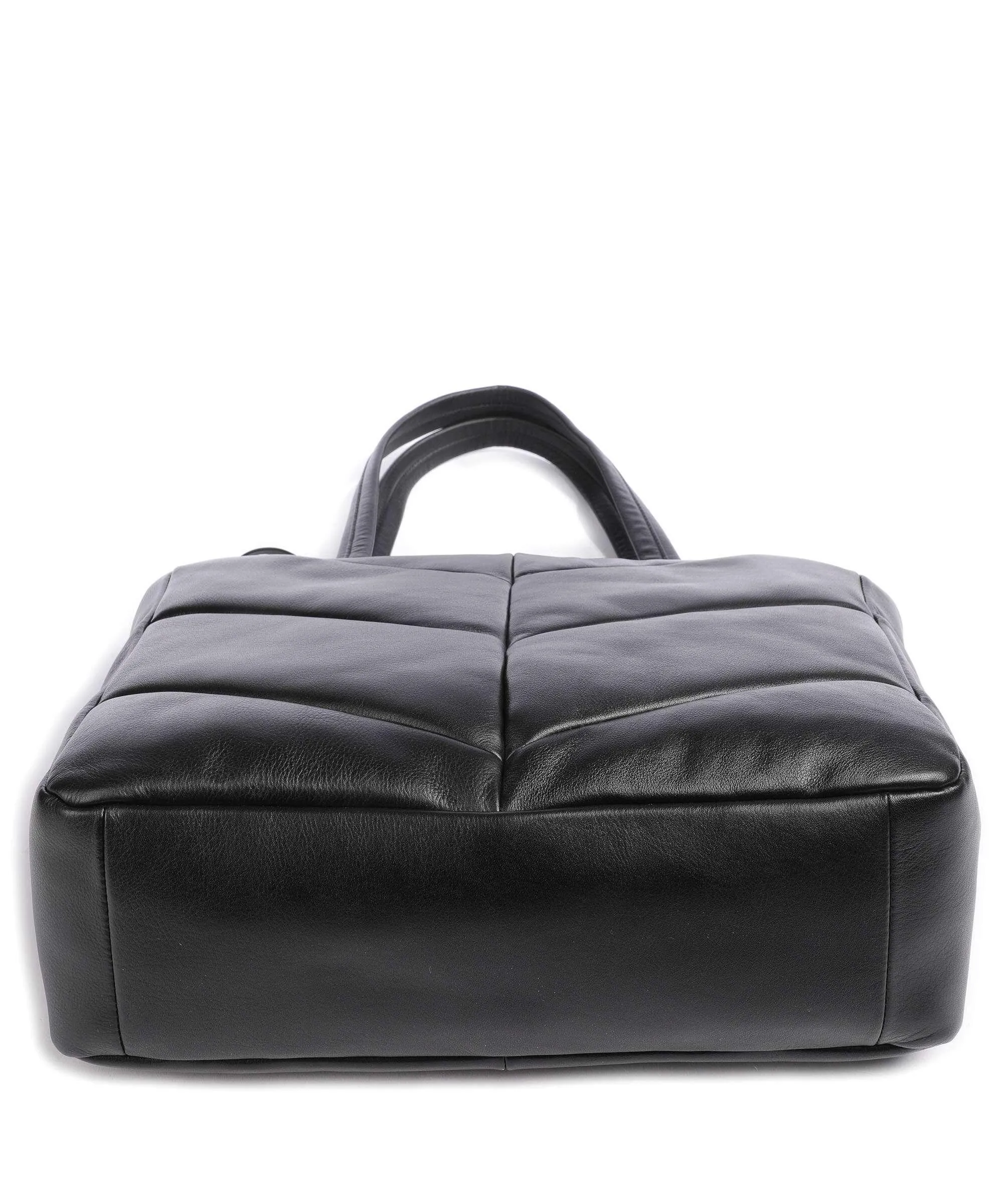  Picard Warm Up Borsa shopper pelle di vacchetta finemente grana nero  