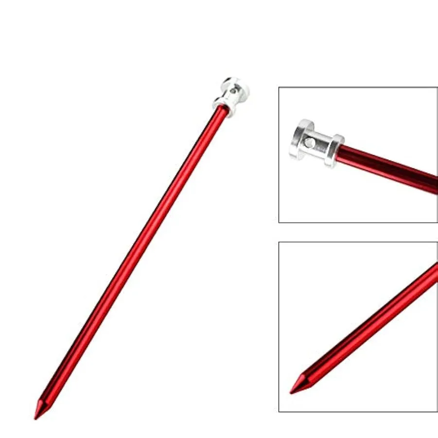 Picchetti for Tenda for Impieghi Pesanti Picchetti for Chiodi a Terra 9 Pezzi in Lega di Alluminio ad Alta Resistenza 23cm Chiod