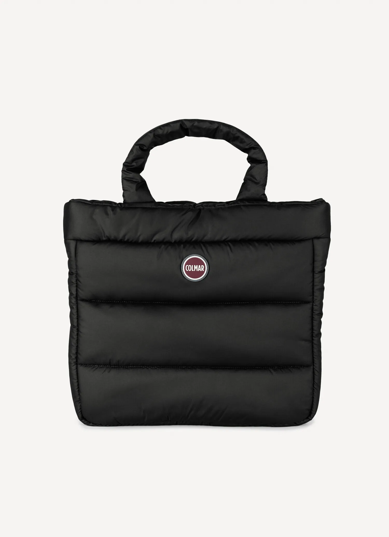 Quilted and padded shopper bag