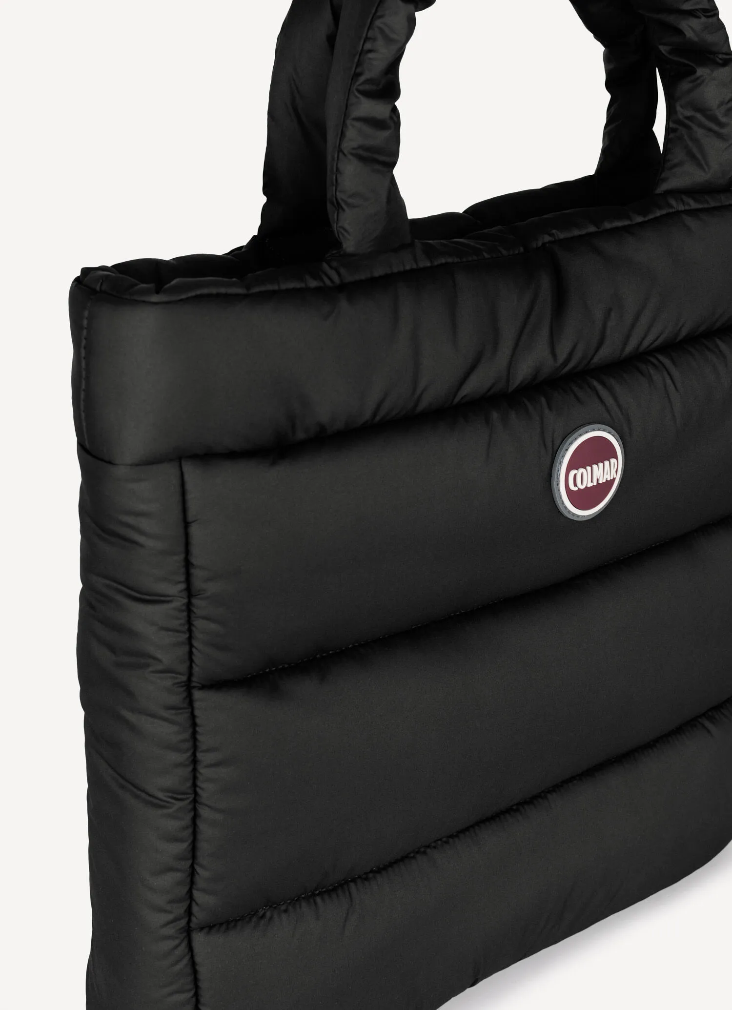 Quilted and padded shopper bag