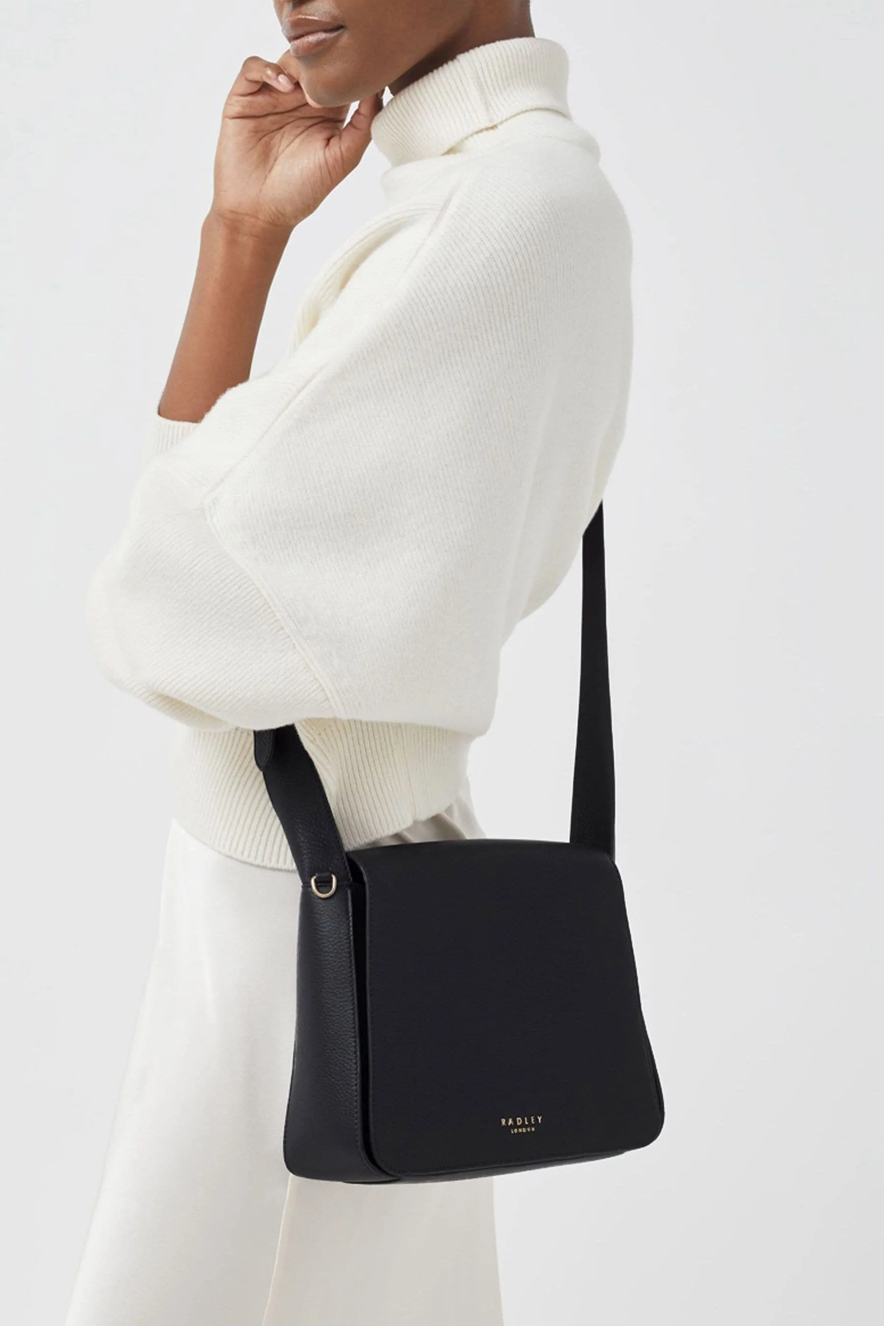 Radley London - Westwell Lane - Nero medio con patella - Borsa a tracolla