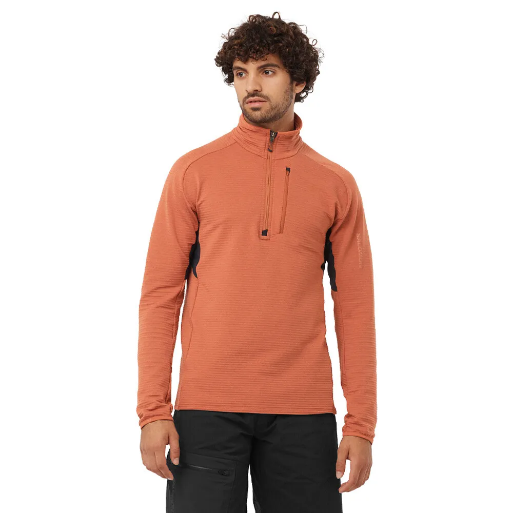 Salomon Essential Lightwarm Maglia in pile con mezza zip - AW23