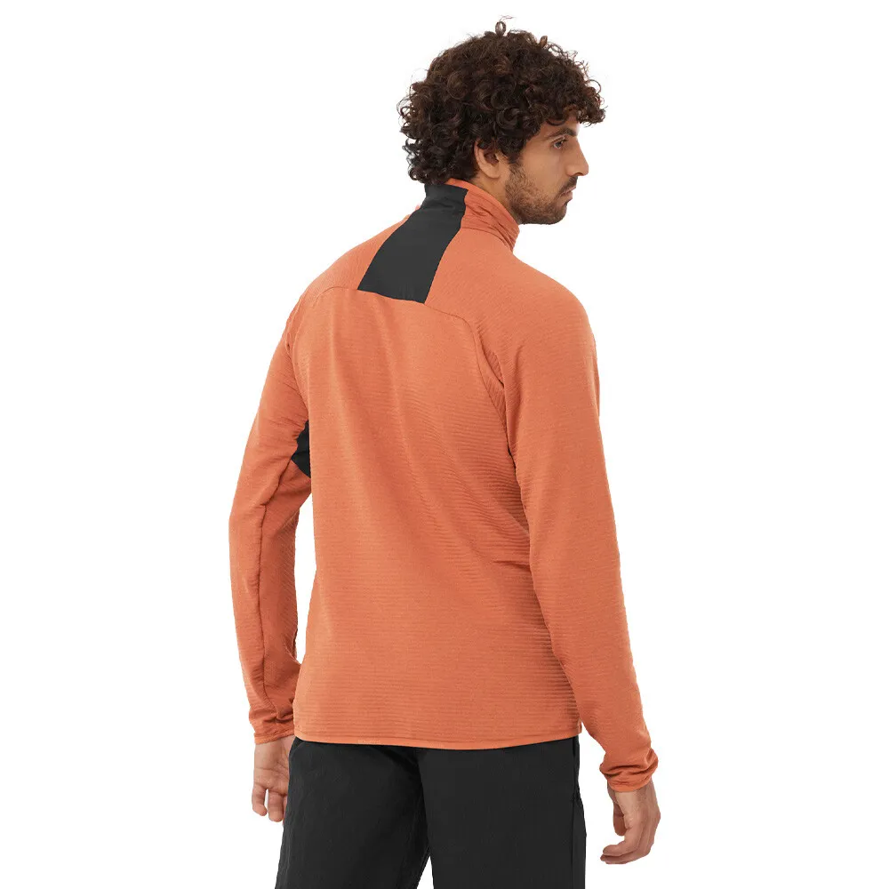 Salomon Essential Lightwarm Maglia in pile con mezza zip - AW23
