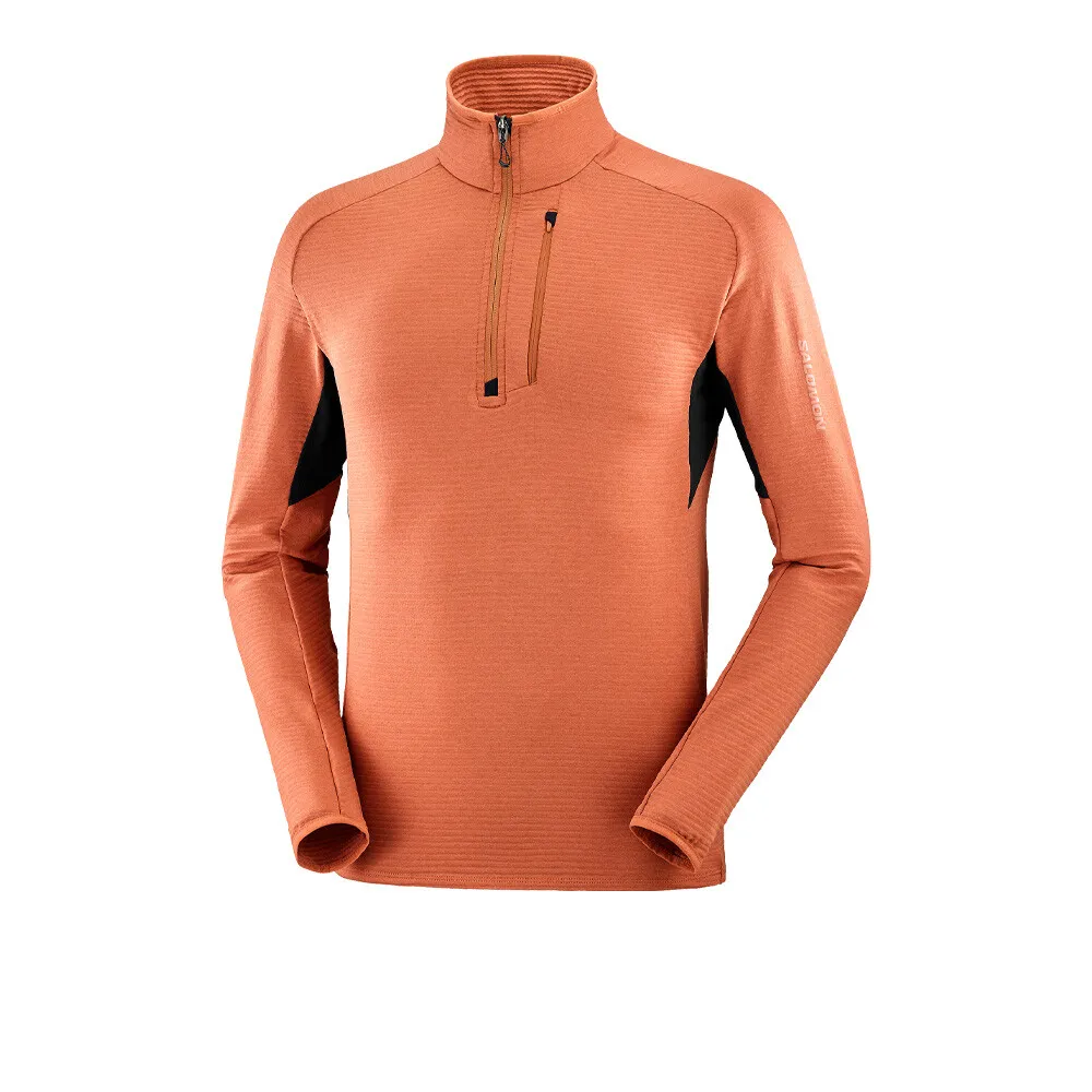 Salomon Essential Lightwarm Maglia in pile con mezza zip - AW23