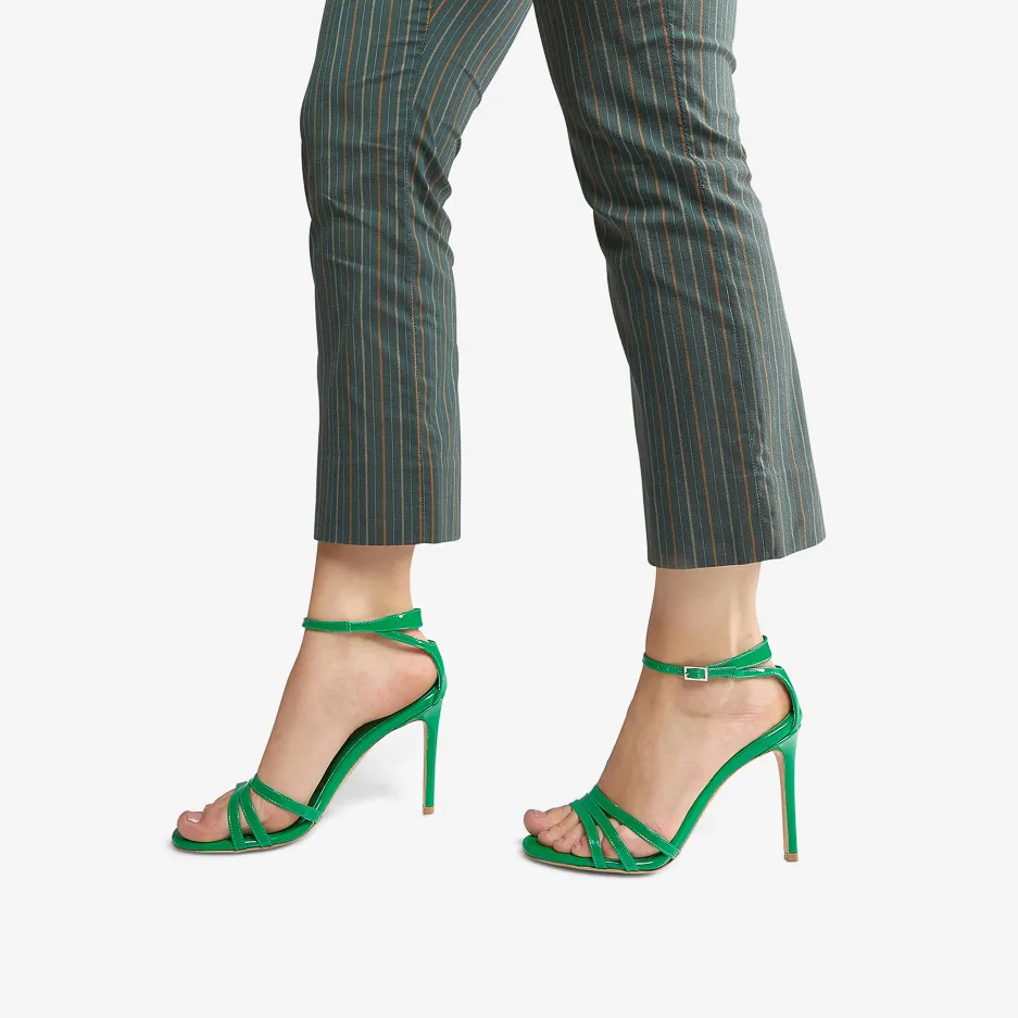 Sandalo Fascette Verde