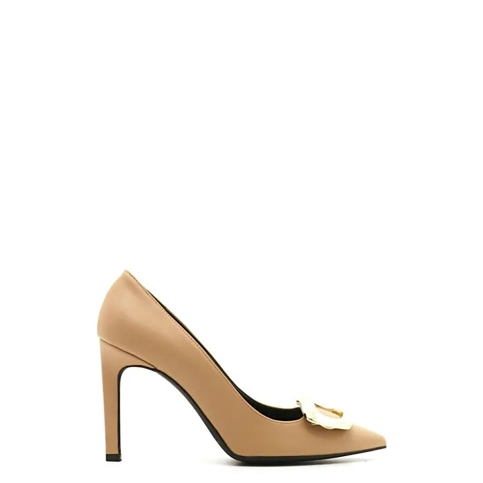SCARPA CON TACCO NAPP CAMEL