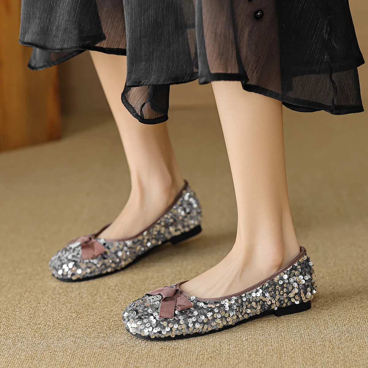 Scarpe basse casual morbide e morbide da donna