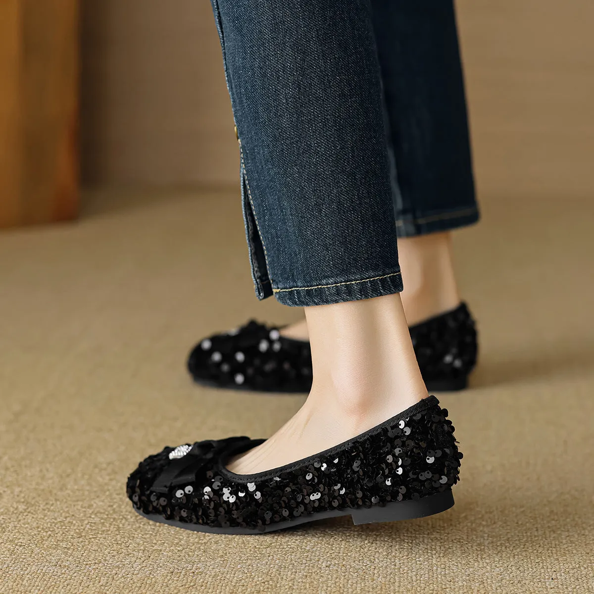 Scarpe basse casual morbide e morbide da donna