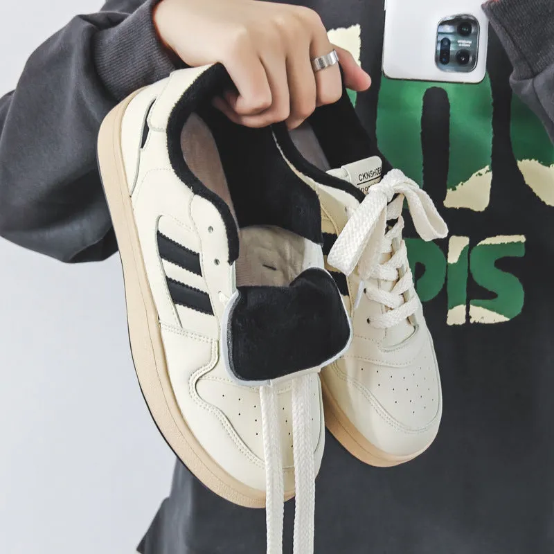Scarpe da ginnastica casual piatte e traspiranti minimaliste da uomo