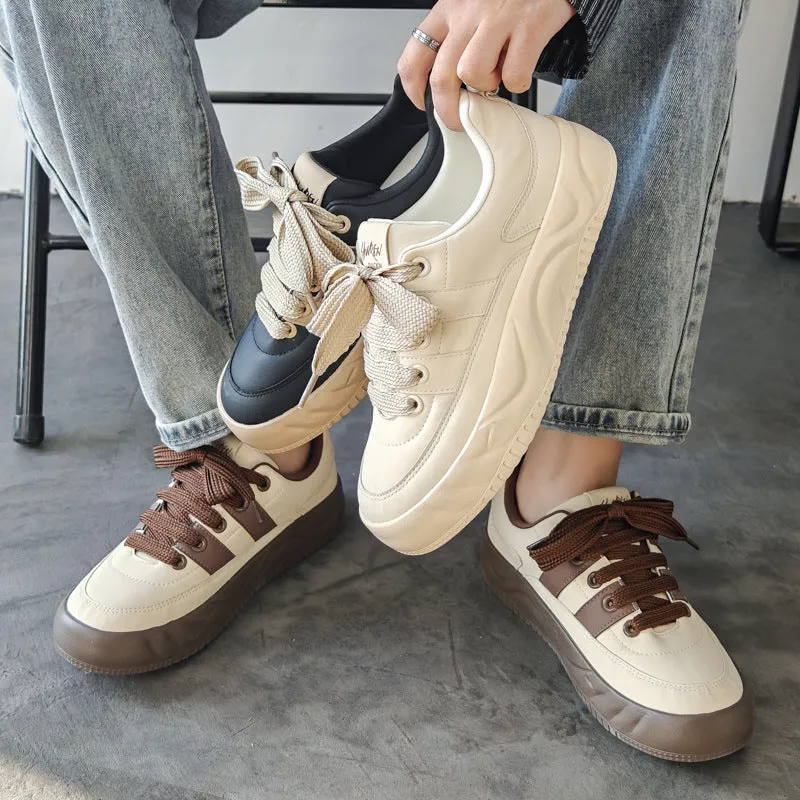 Scarpe da ginnastica casual piatte minimaliste e confortevoli da uomo